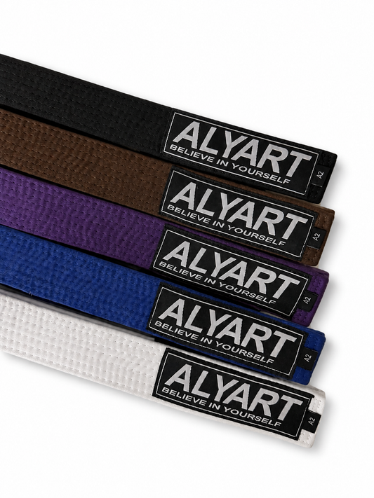 ALYART Premium Jiu-Jitsu Gürtel - BELIEVE IN YOURSELF - FIGHTWEAR