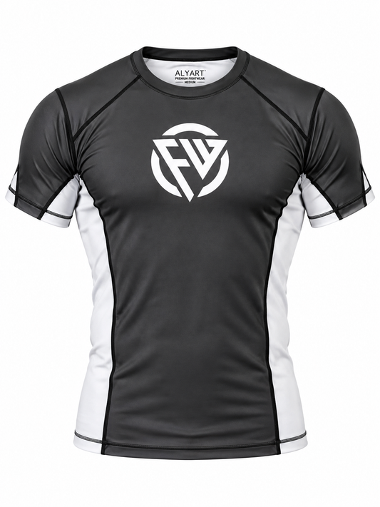 ALYART Pro X Rashguard - Schwarz - FIGHTWEAR