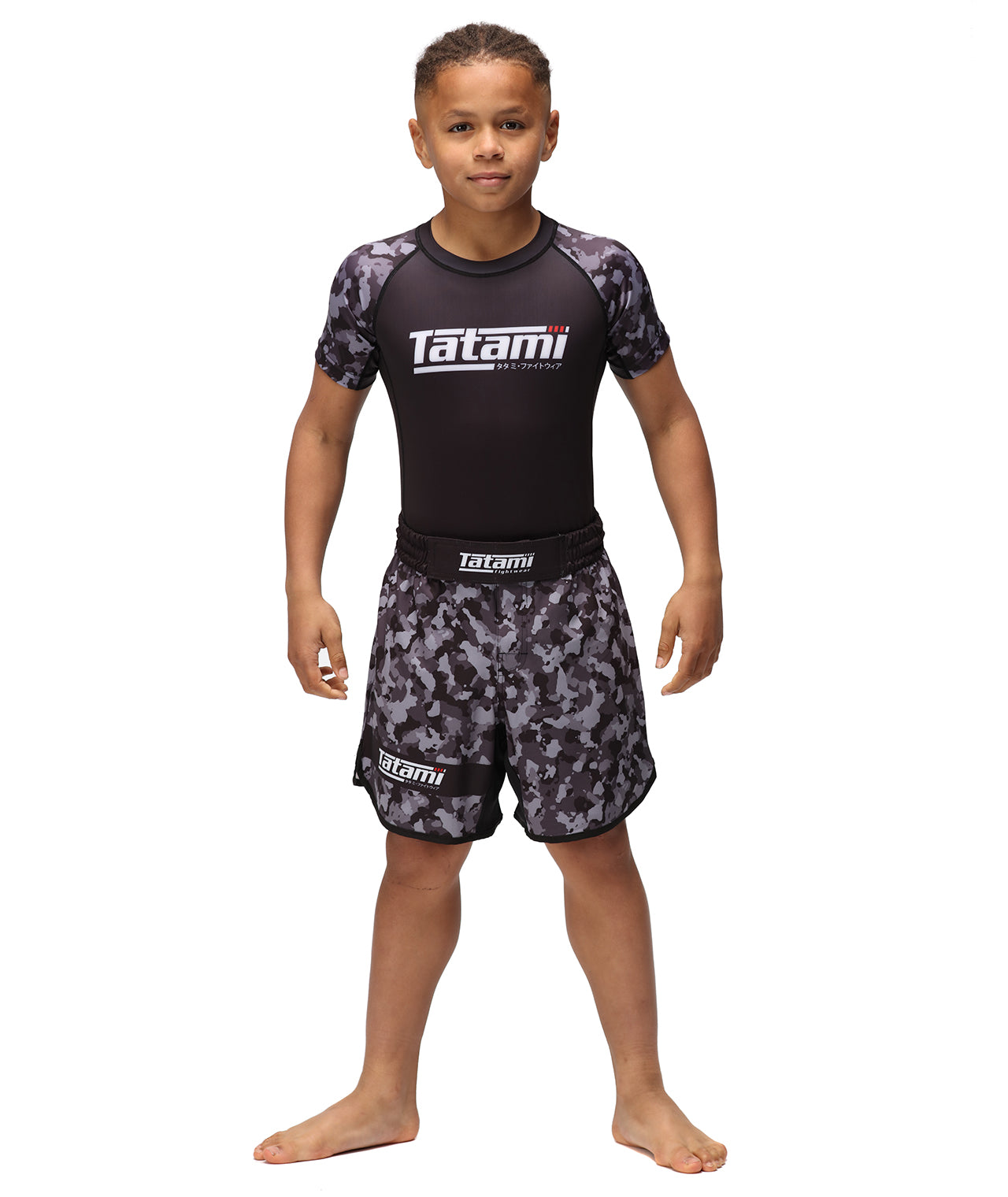 Tatami Kids Recharge Grappling Shorts - Camo - FIGHTWEAR