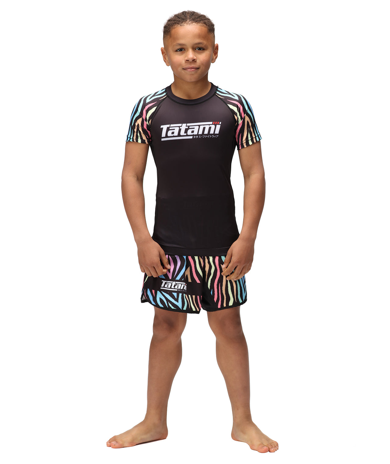 Tatami Kids Recharge Rash Guard - Neon - FIGHTWEAR