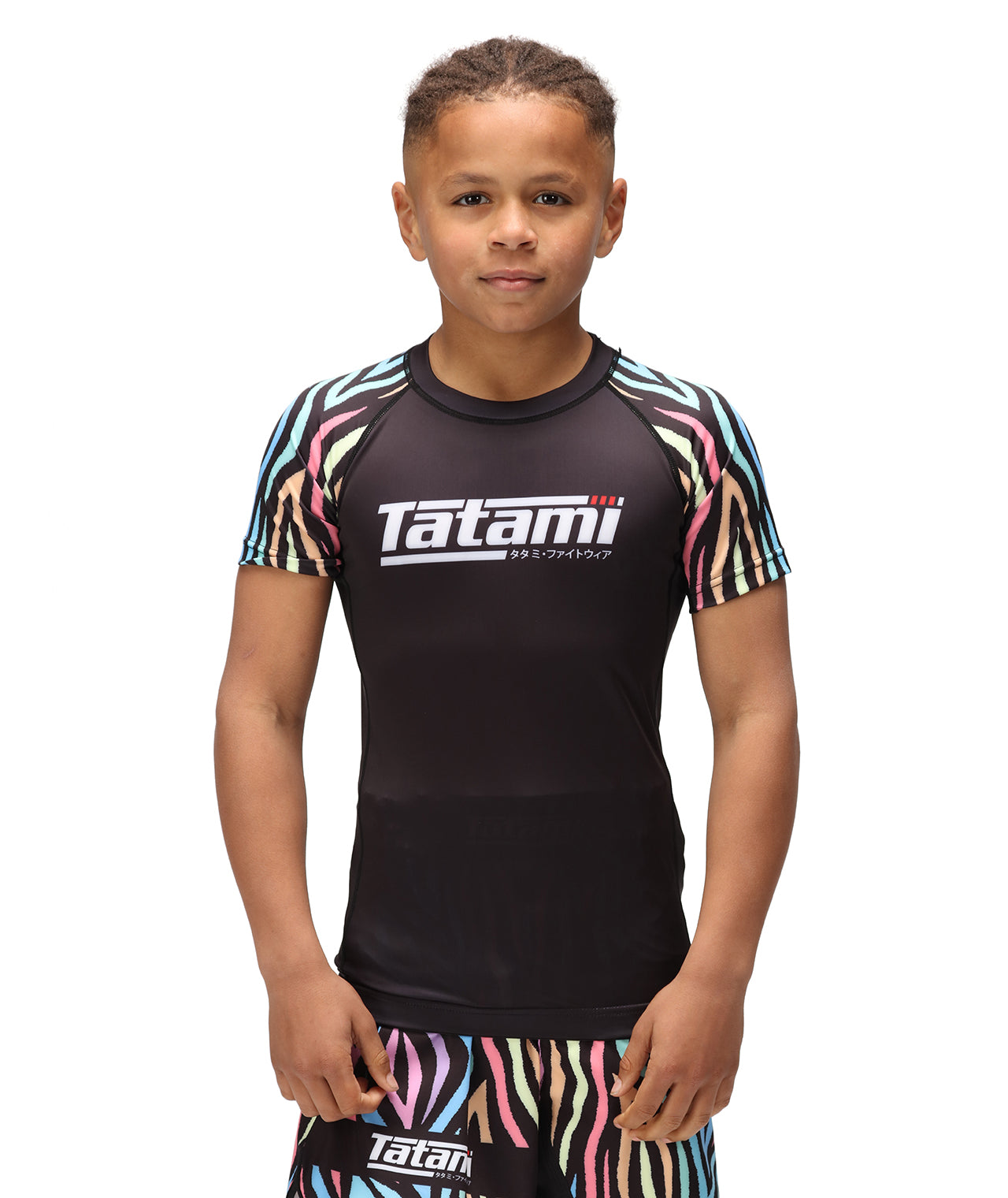 Tatami Kids Recharge Rash Guard - Neon - FIGHTWEAR