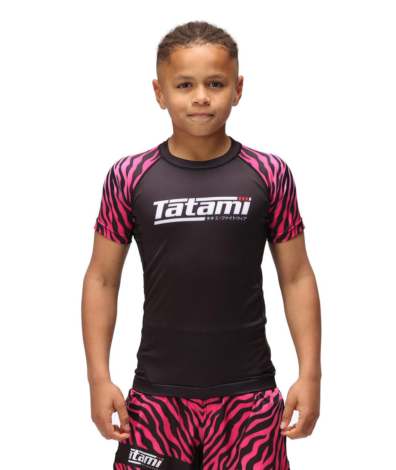 Tatami Kids Recharge Rash Guard – Pink - FIGHTWEAR