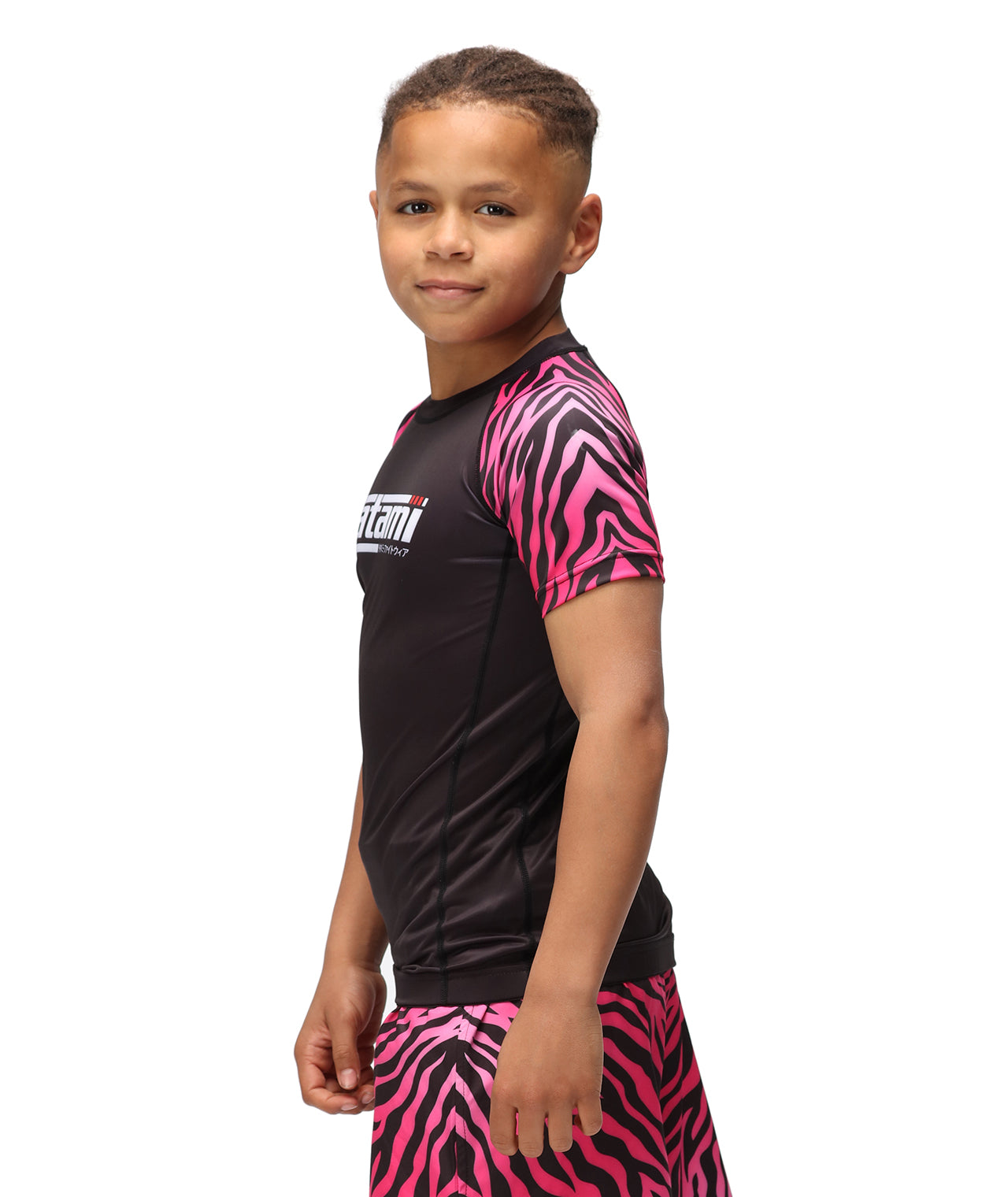 Tatami Kids Recharge Rash Guard – Pink - FIGHTWEAR