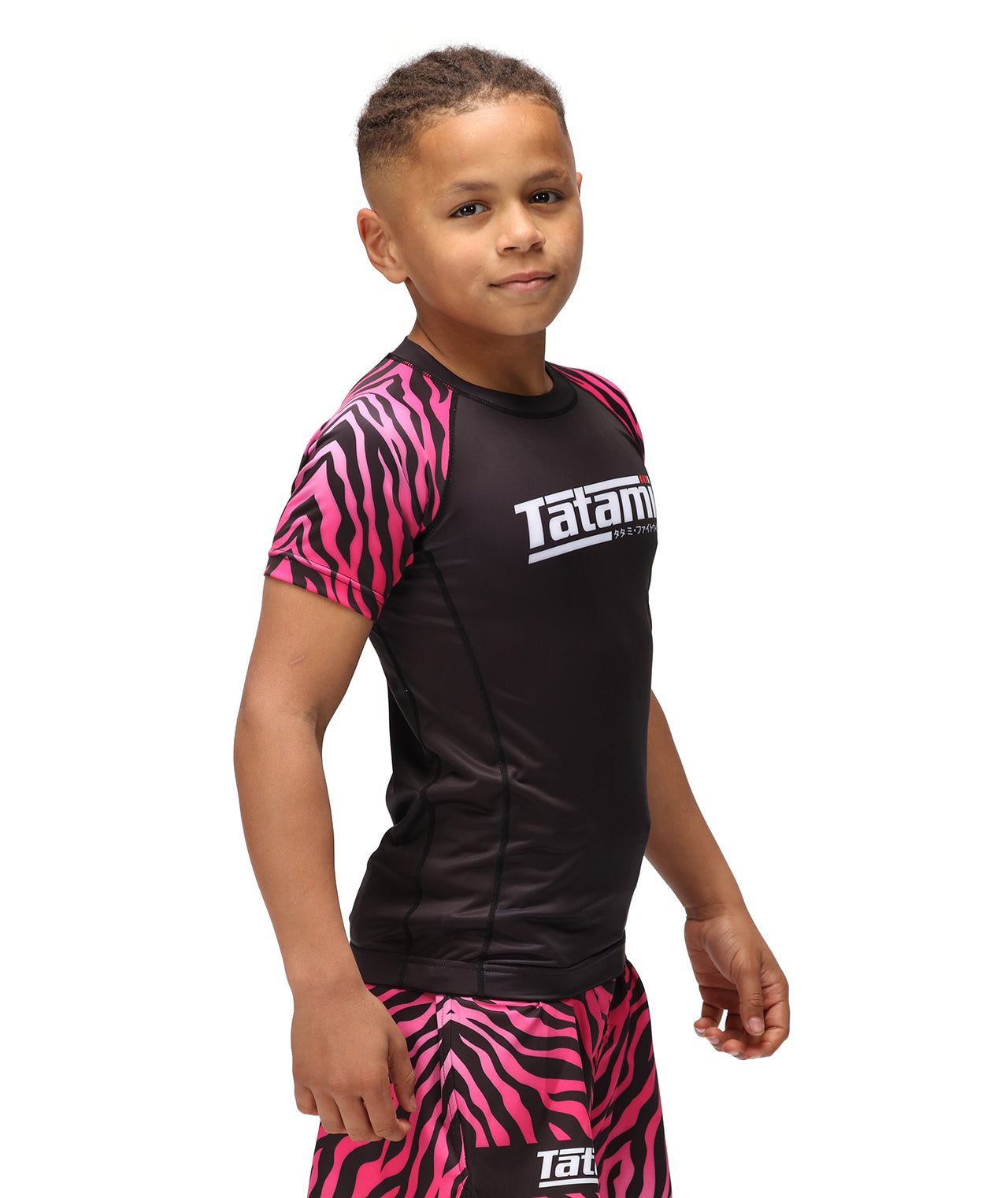 Tatami Kids Recharge Rash Guard – Pink - FIGHTWEAR