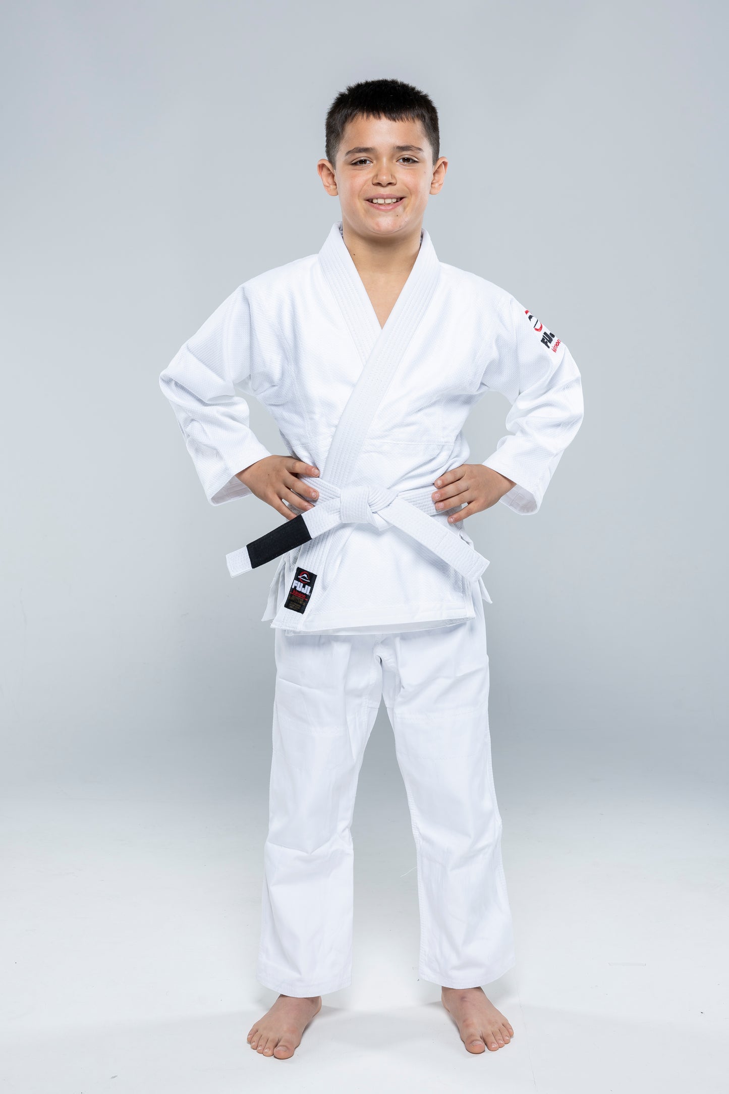 FUJI All Around Kids BJJ Gi - Weiss - FIGHTWEAR