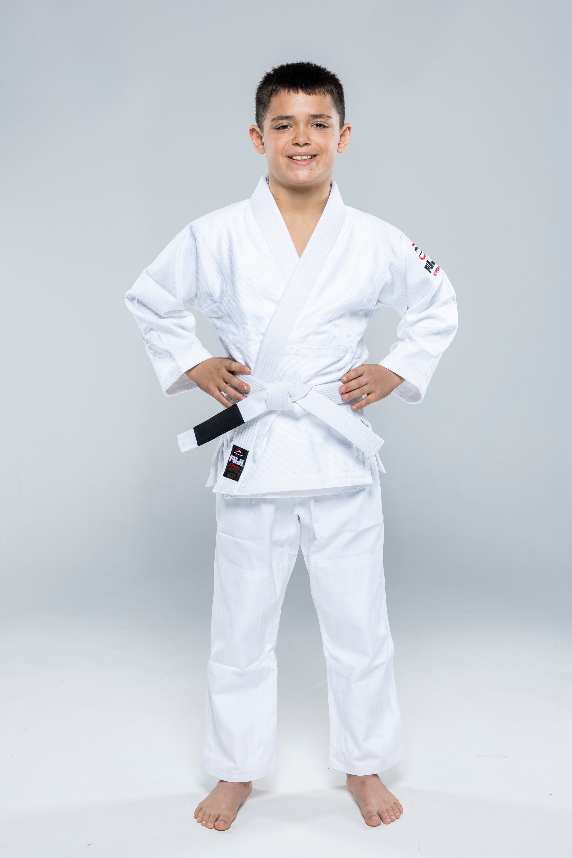 FUJI All Around Kids BJJ Gi - Weiss - FIGHTWEAR