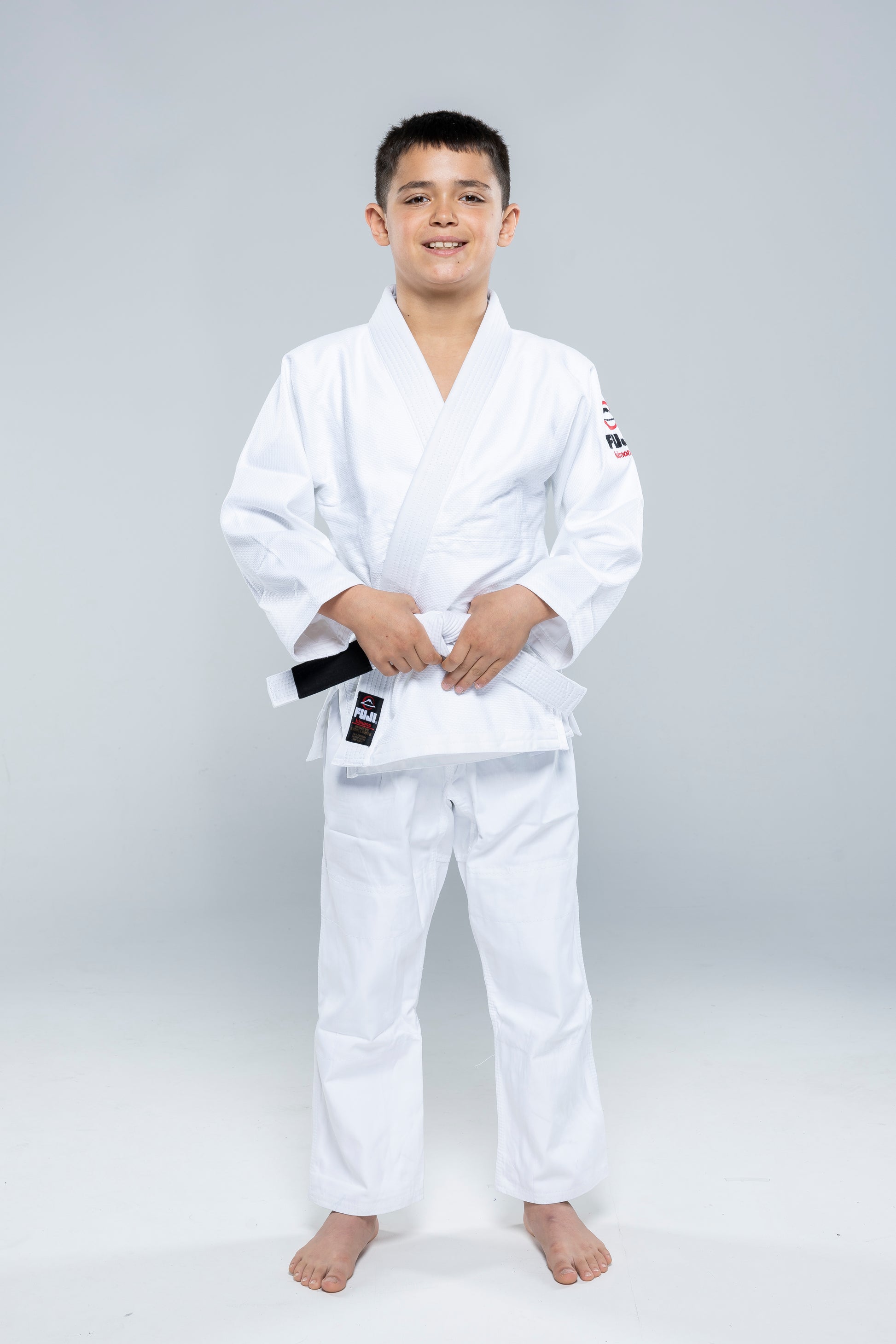 FUJI All Around Kids BJJ Gi - Weiss - FIGHTWEAR