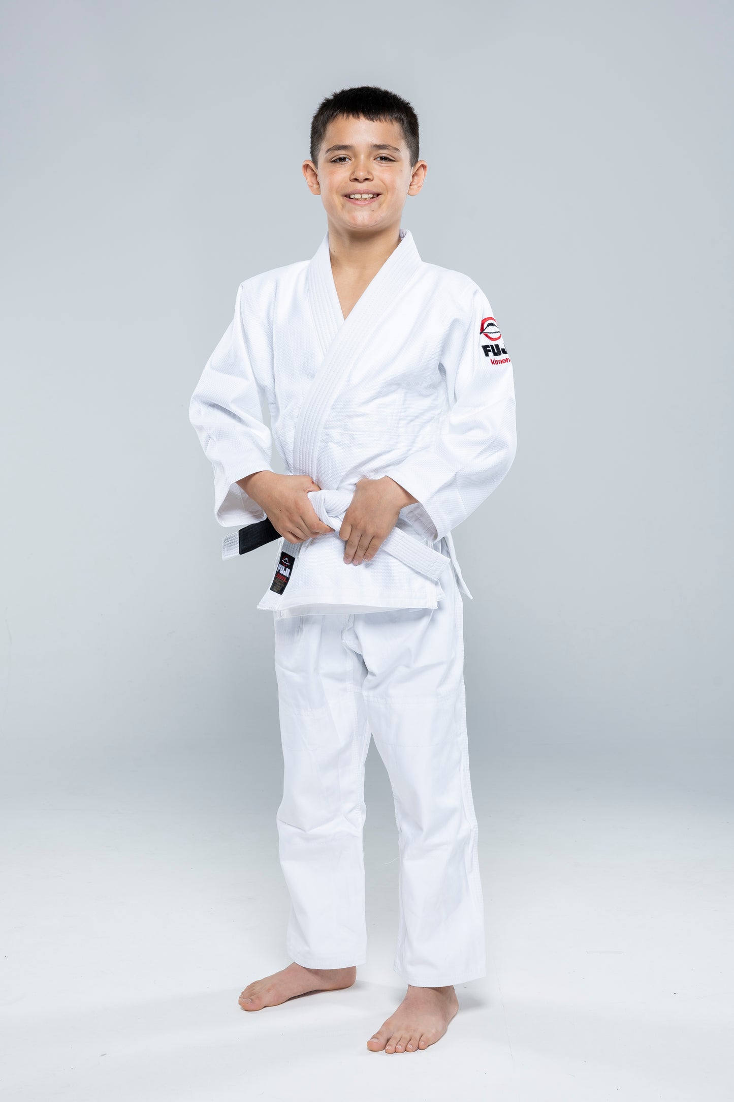 FUJI All Around Kids BJJ Gi - Weiss - FIGHTWEAR