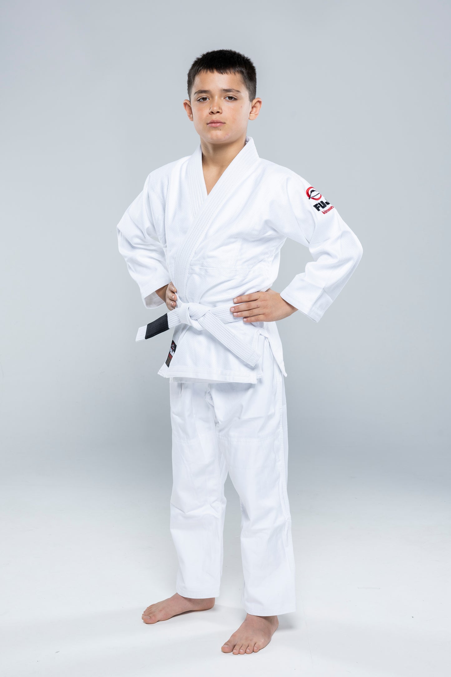 FUJI All Around Kids BJJ Gi - Weiss - FIGHTWEAR