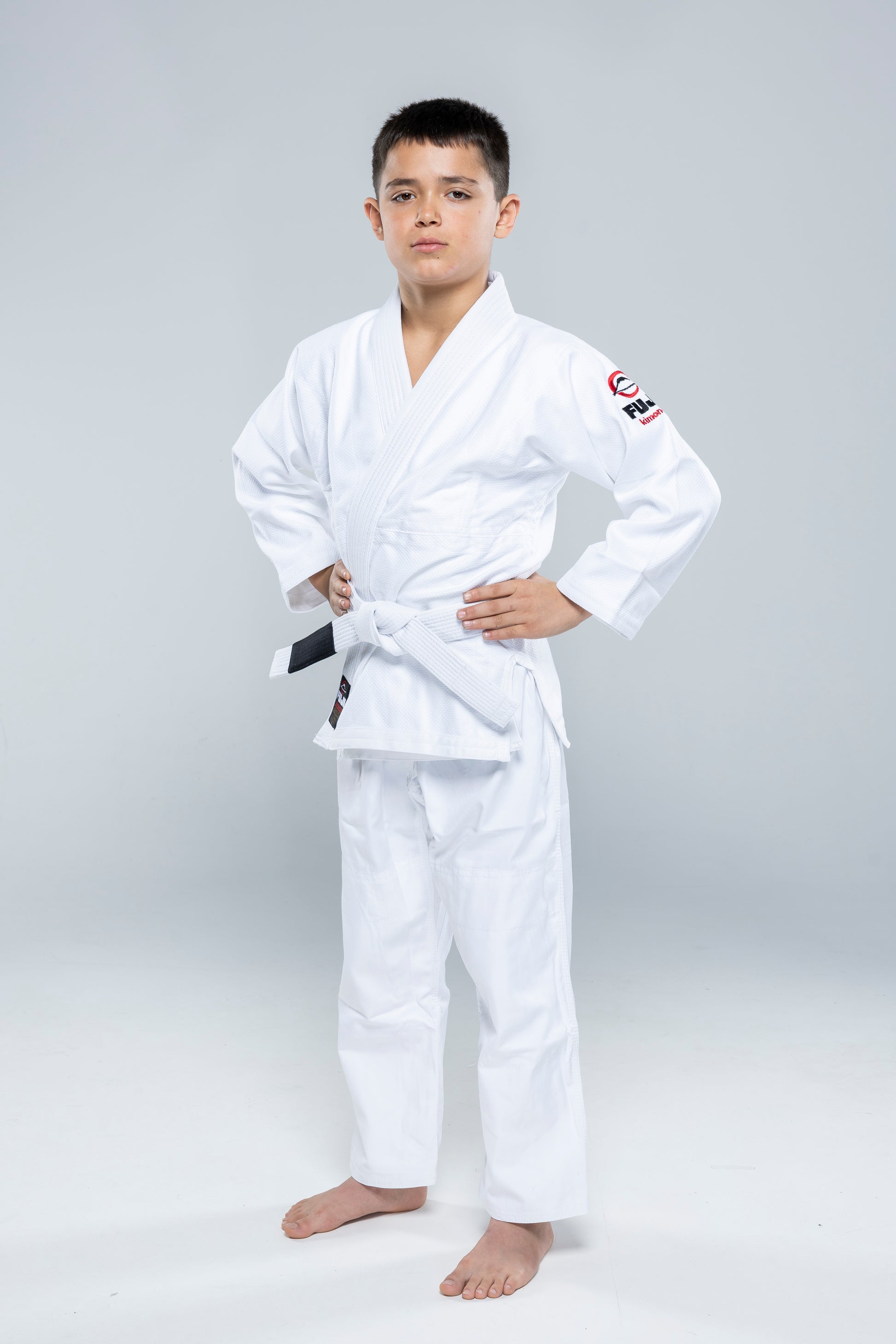 FUJI All Around Kids BJJ Gi - Weiss - FIGHTWEAR