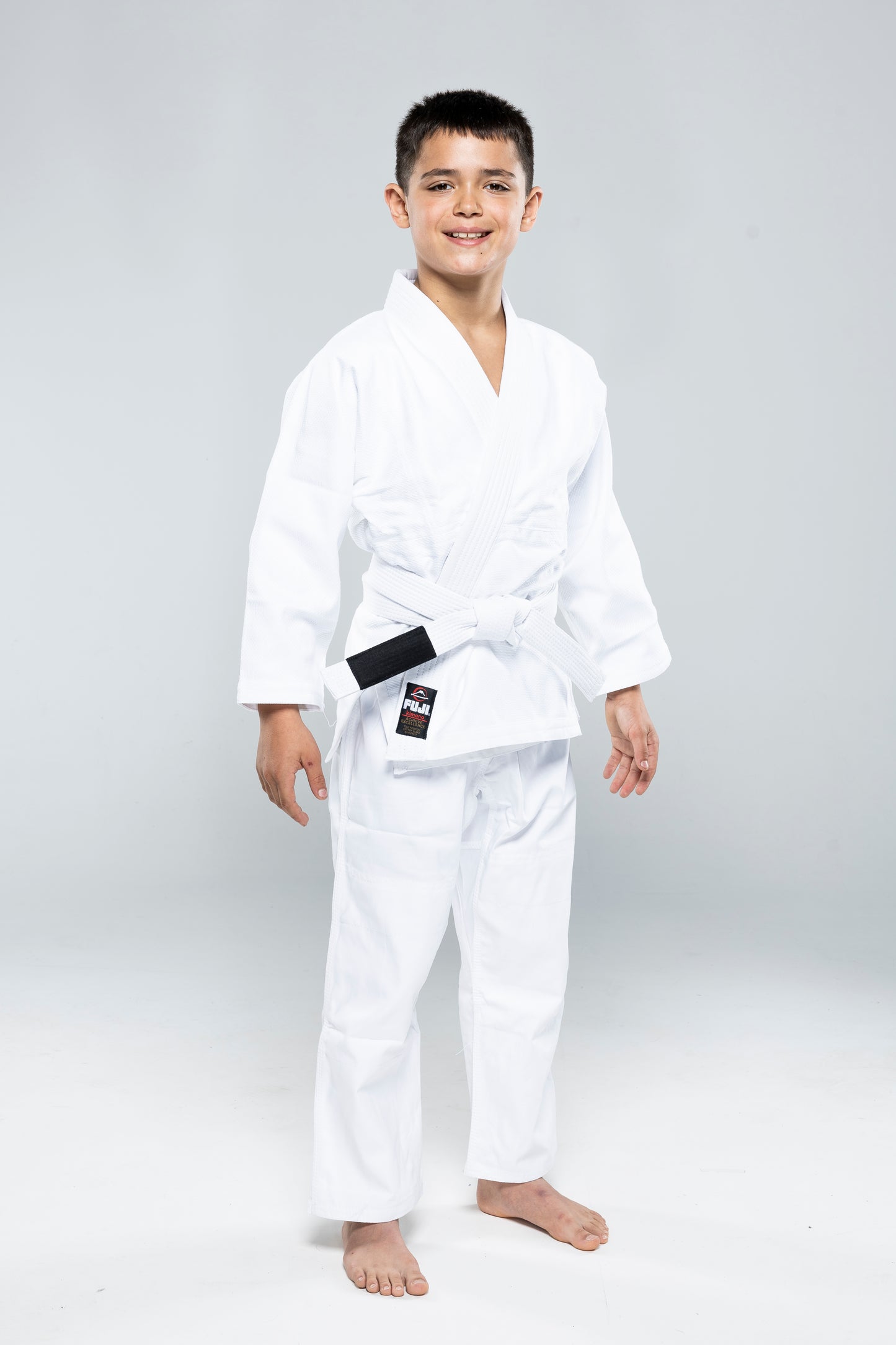 FUJI All Around Kids BJJ Gi - Weiss - FIGHTWEAR