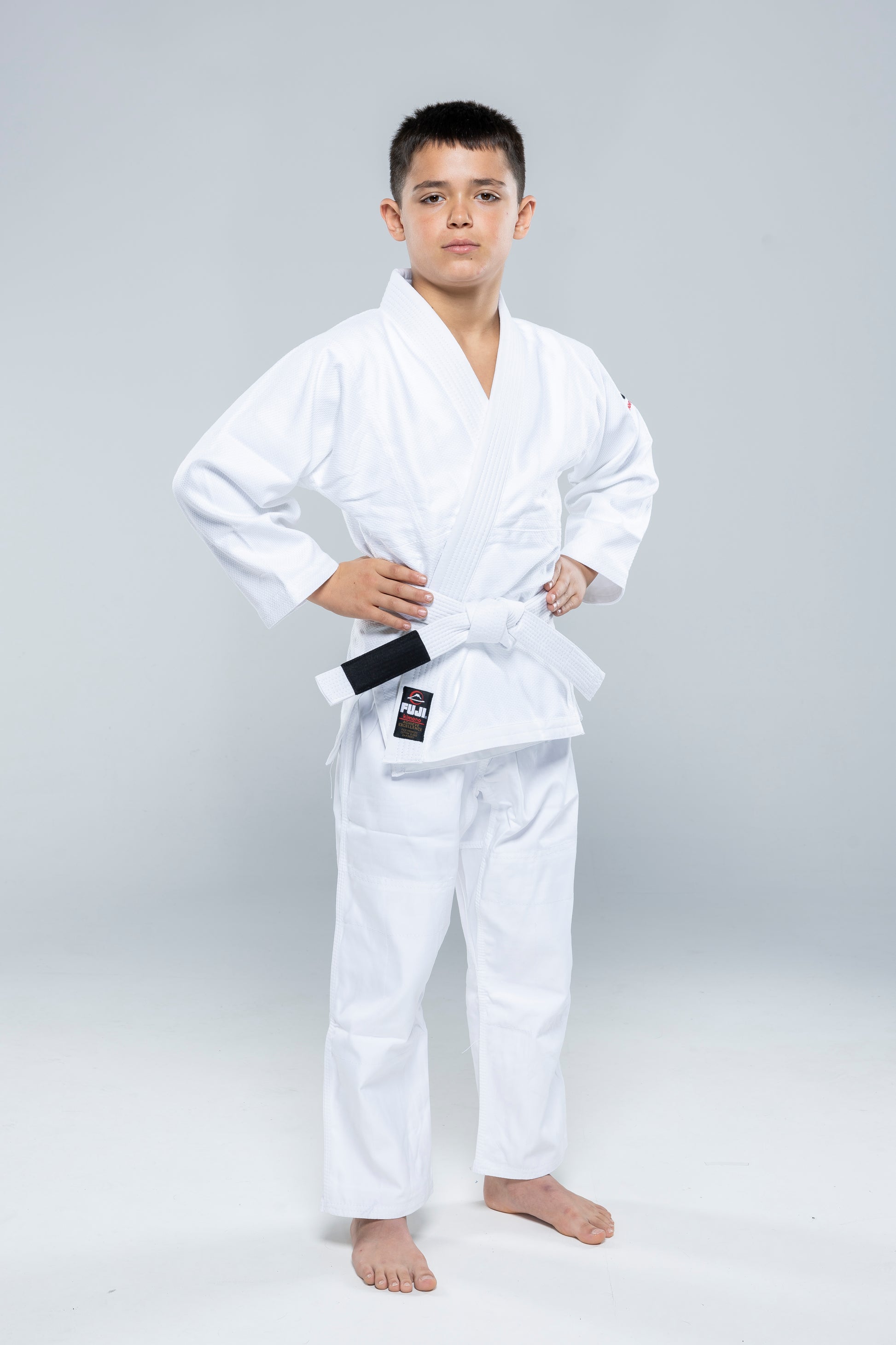 FUJI All Around Kids BJJ Gi - Weiss - FIGHTWEAR