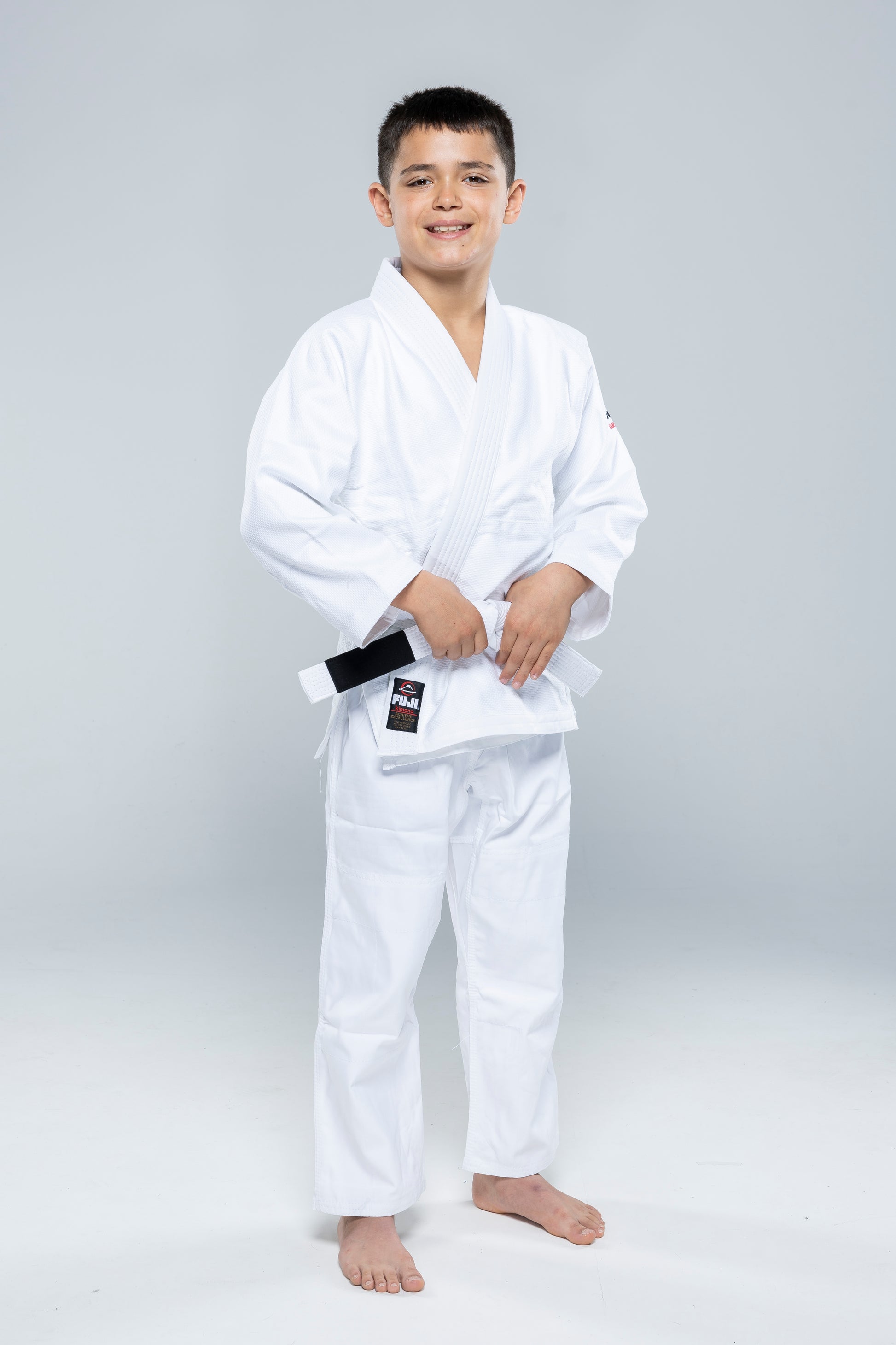 FUJI All Around Kids BJJ Gi - Weiss - FIGHTWEAR