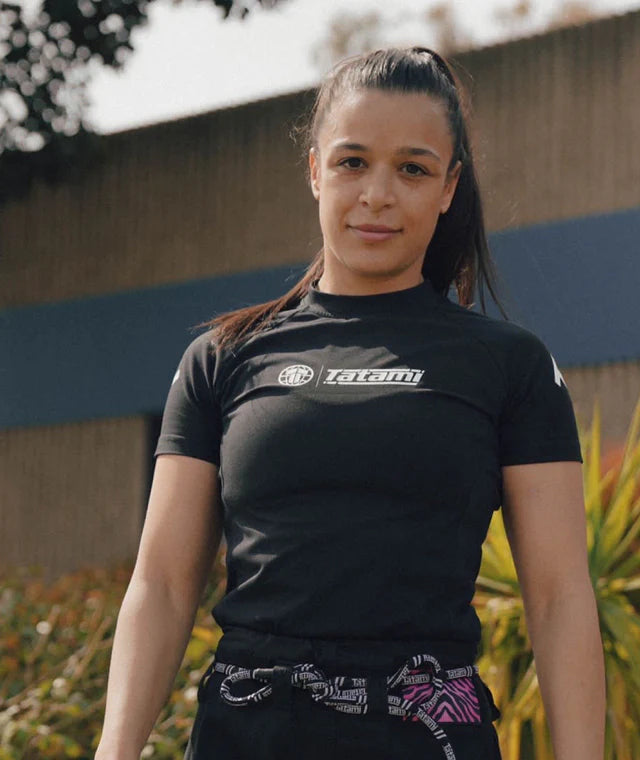 Rashguard à manches courtes Tatami Impact pour femme 