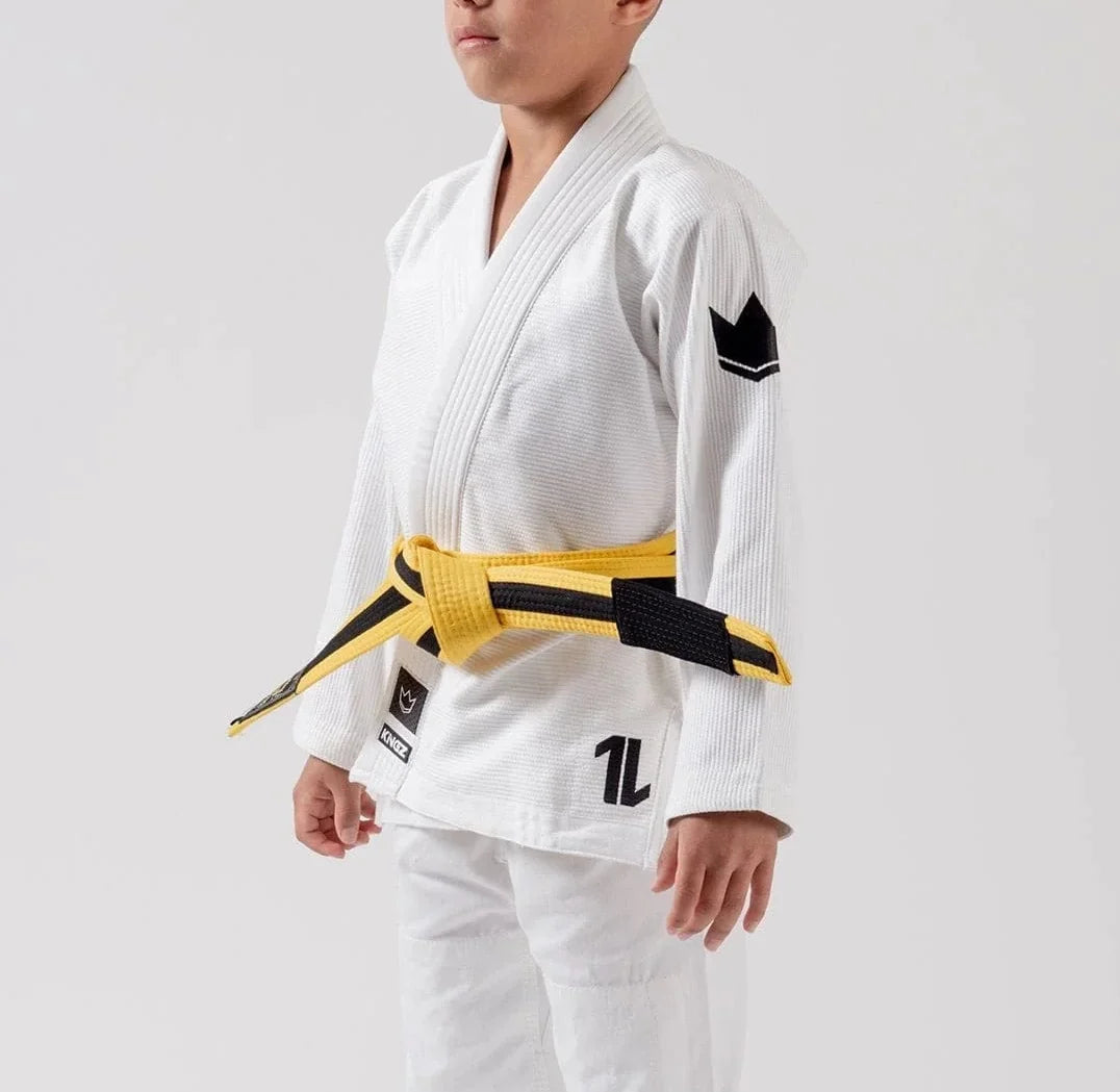 Kingz The ONE Kids BJJ Gi - Weiss - FIGHTWEAR