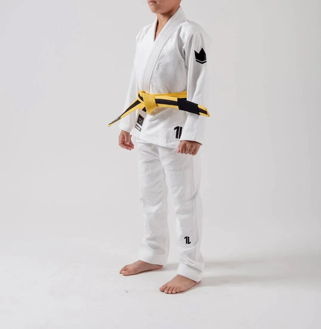 Kingz The ONE Kids BJJ Gi - Weiss - FIGHTWEAR