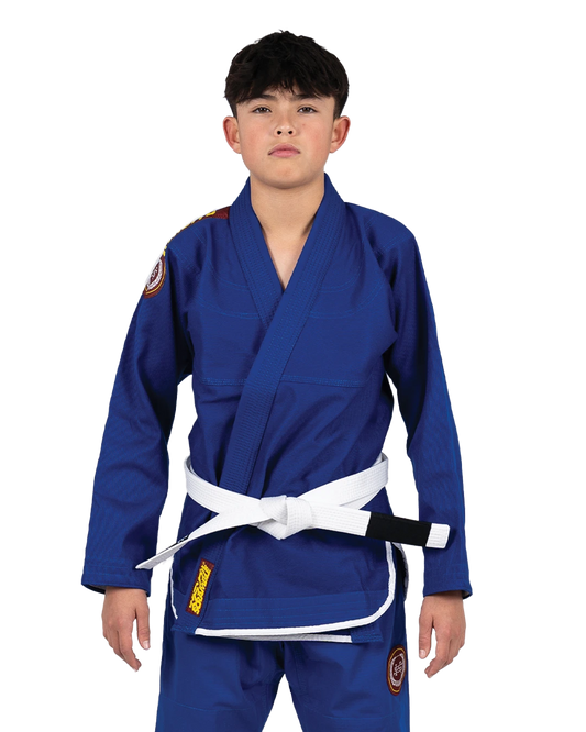 Scramble BJJ GI Kids Athlite V6 - Blau