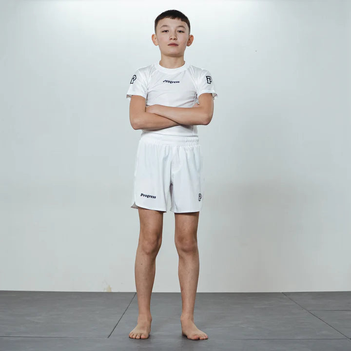 Rash Guard Progress Kids Academy - Blanc