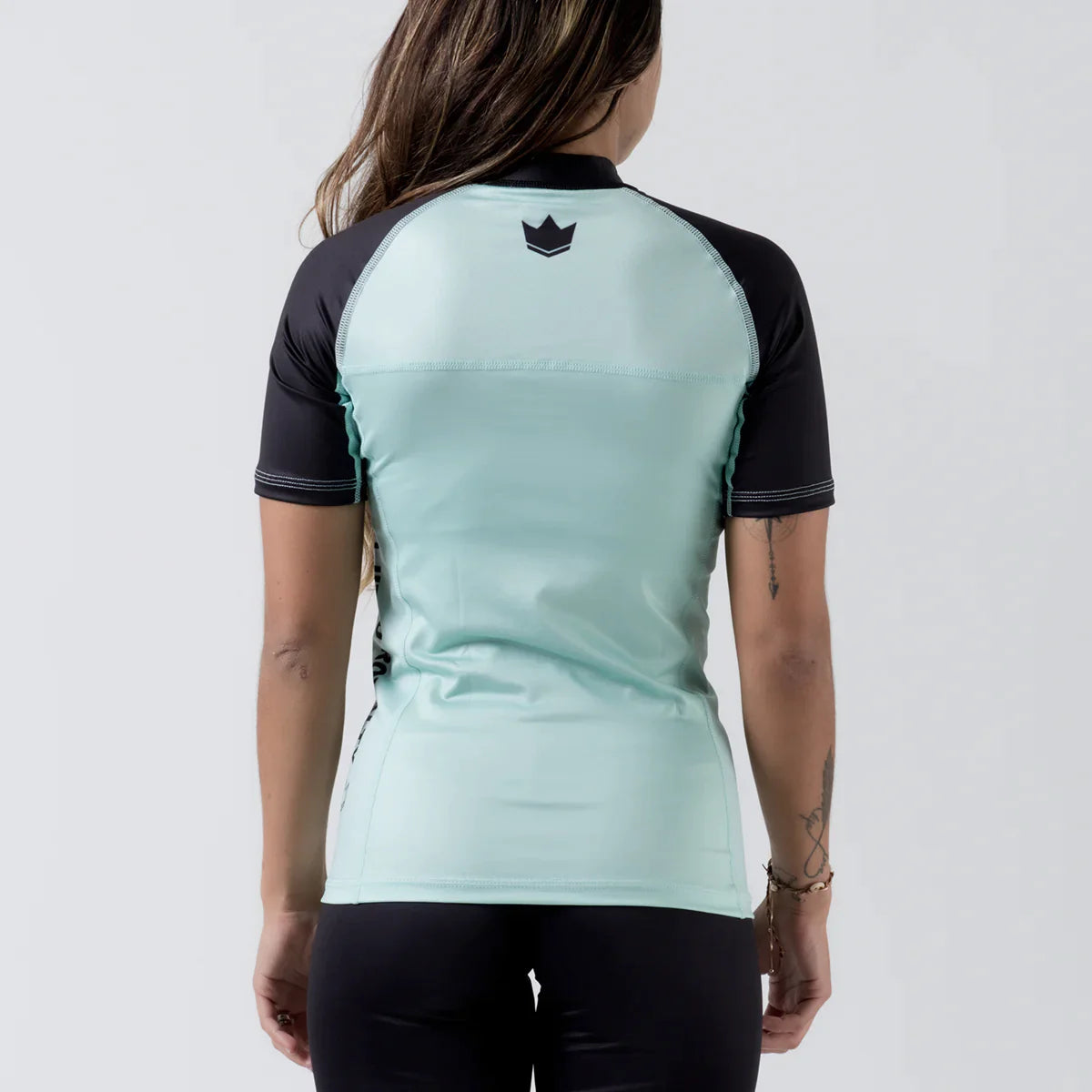 Kingz Born To Rule Women's S/S Rashguard - Teal