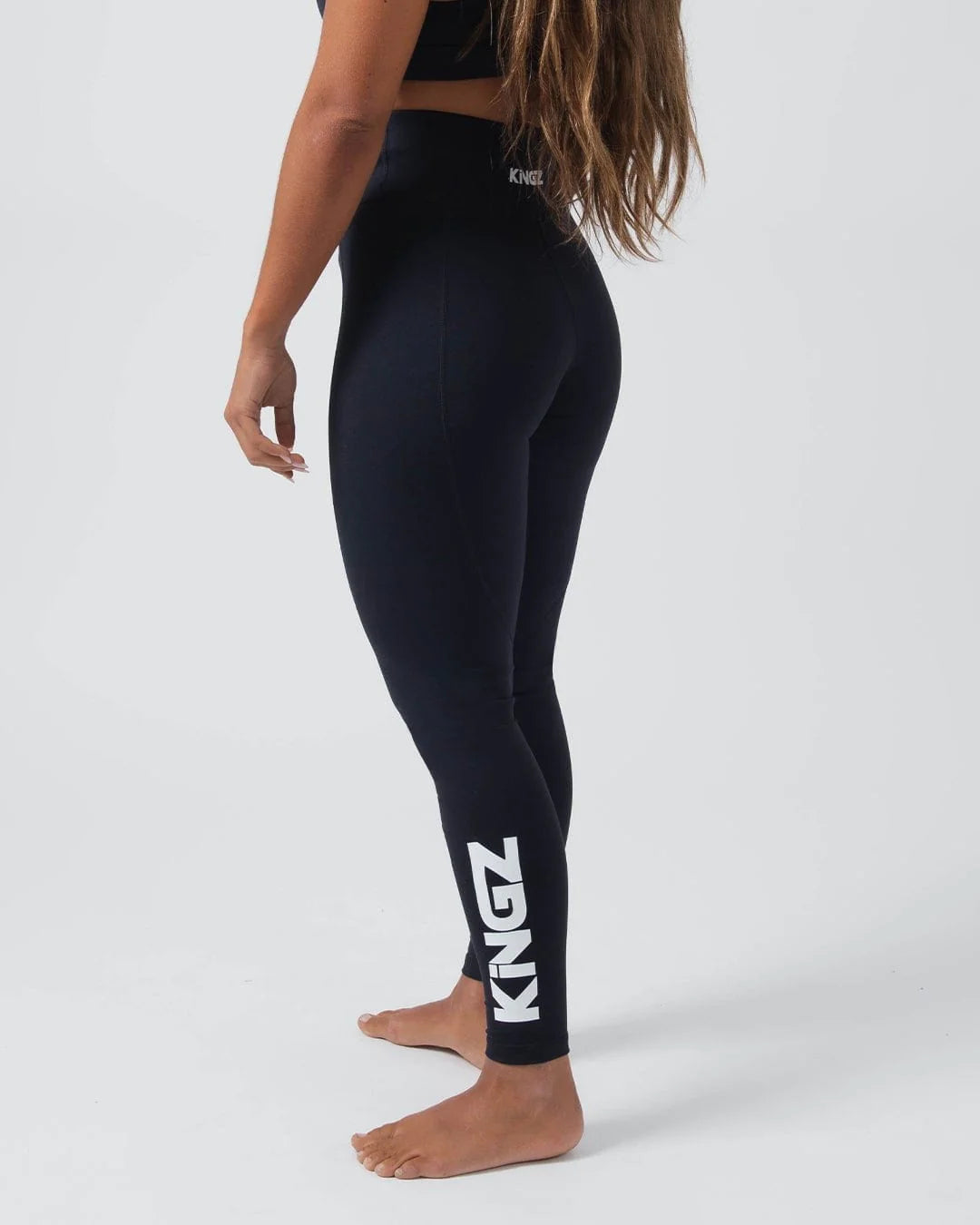 KINGZ Kore Women's Grappling Spats - Schwarz - FIGHTWEAR