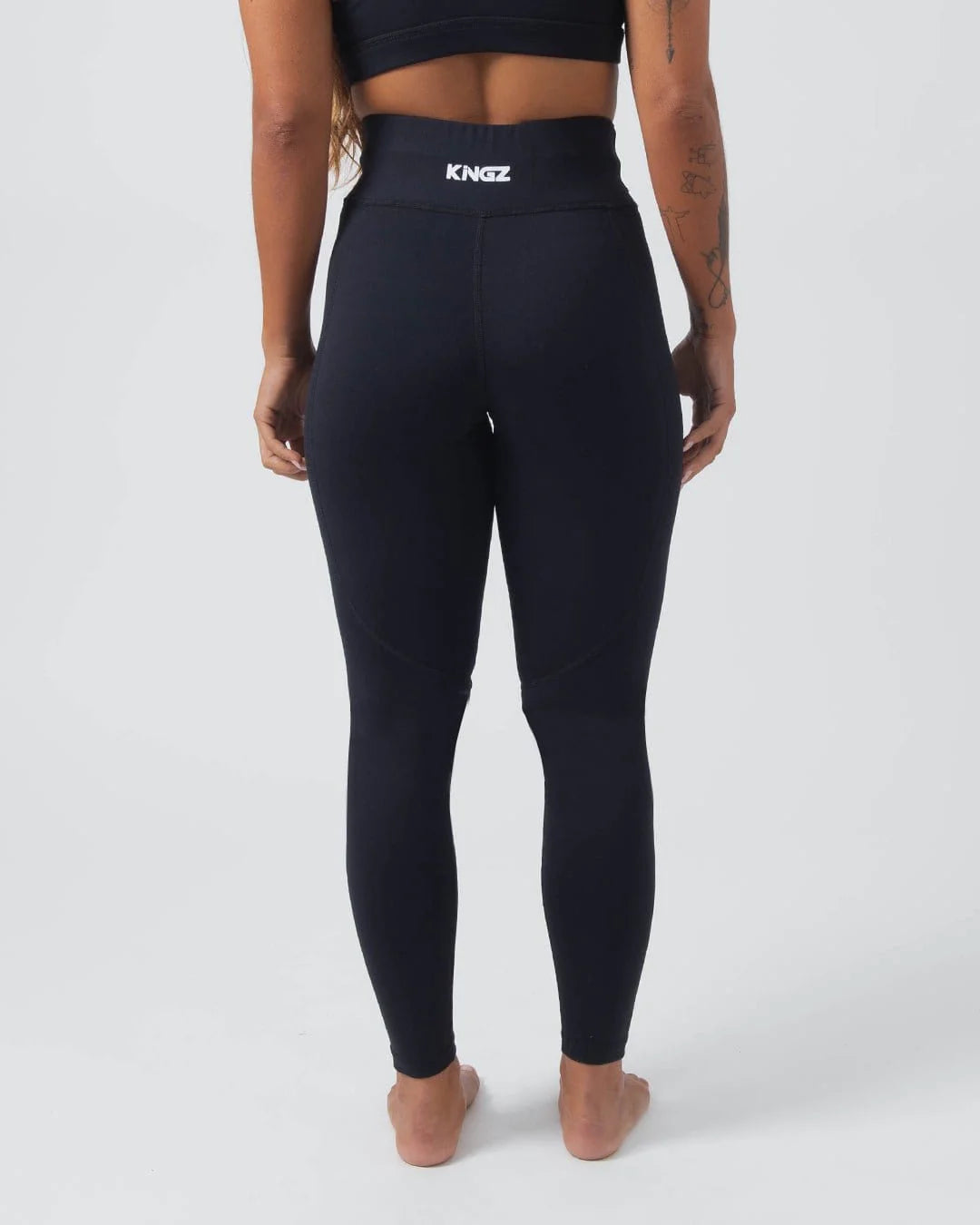 KINGZ Kore Women's Grappling Spats - Schwarz - FIGHTWEAR