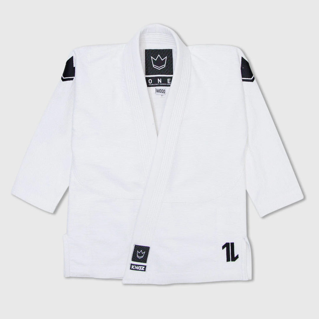 Kingz The ONE Kids BJJ Gi - Weiss - FIGHTWEAR