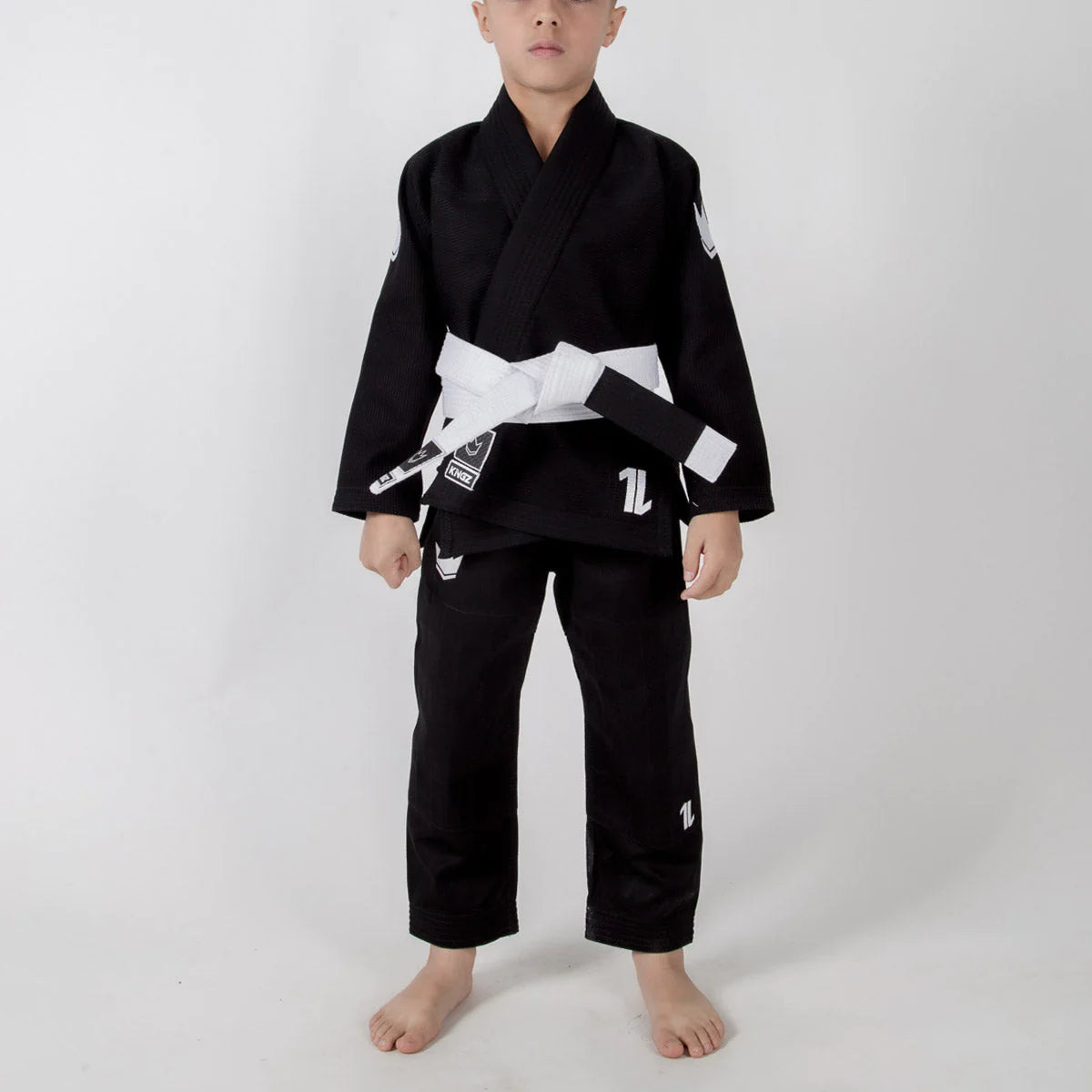 Kingz The ONE Kids BJJ Gi - Schwarz - FIGHTWEAR