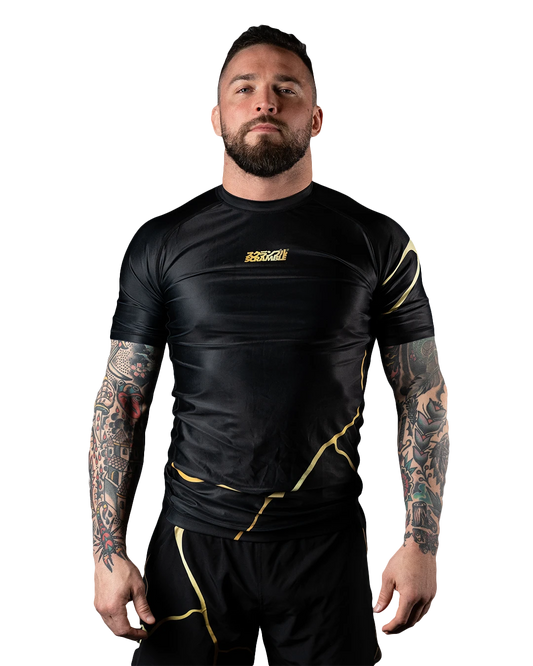 Scramble Kintsugi Grappling Rashguard - Schwarz