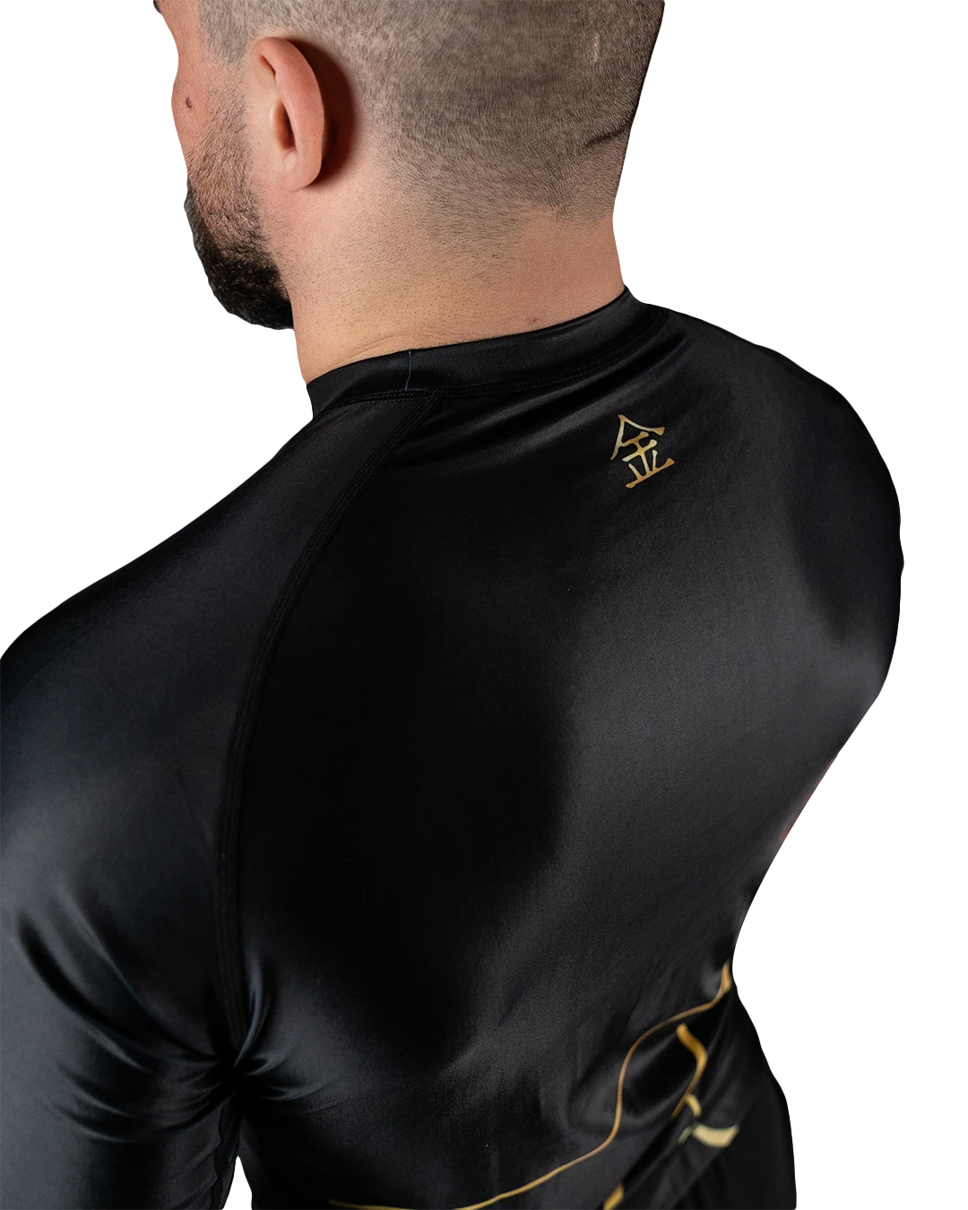 Rashguard de lutte Scramble Kintsugi - Noir