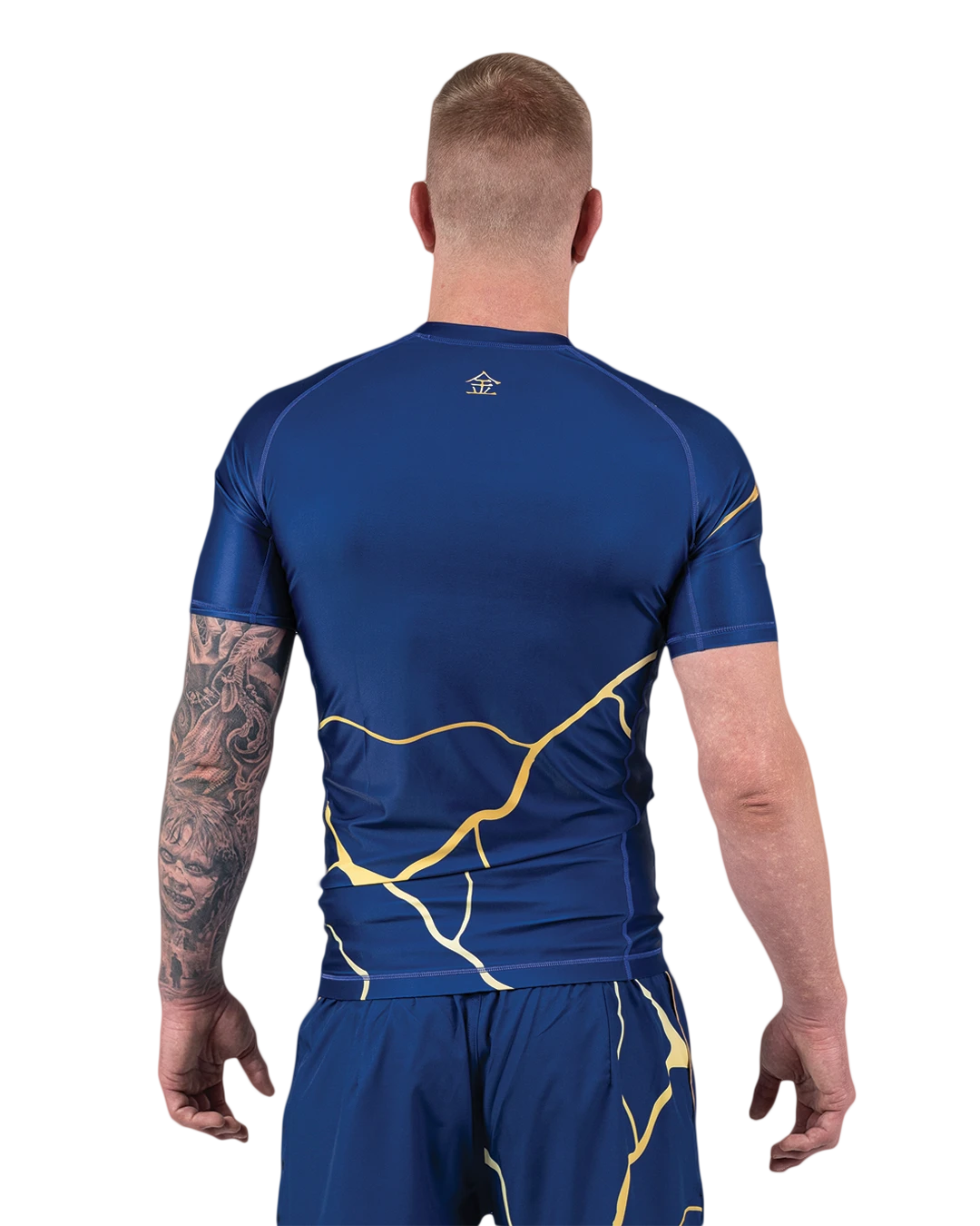 Rashguard de Grappling Scramble Kintsugi - Bleu