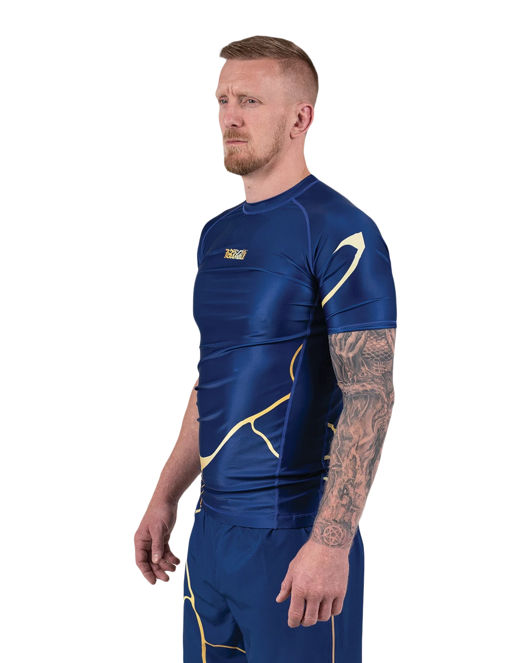 Rashguard de Grappling Scramble Kintsugi - Bleu