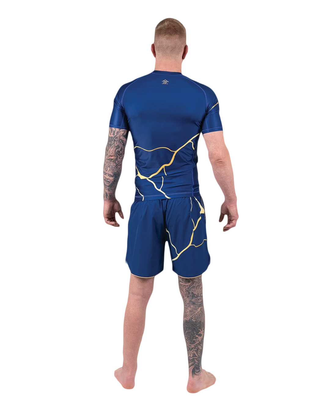 Rashguard de Grappling Scramble Kintsugi - Bleu