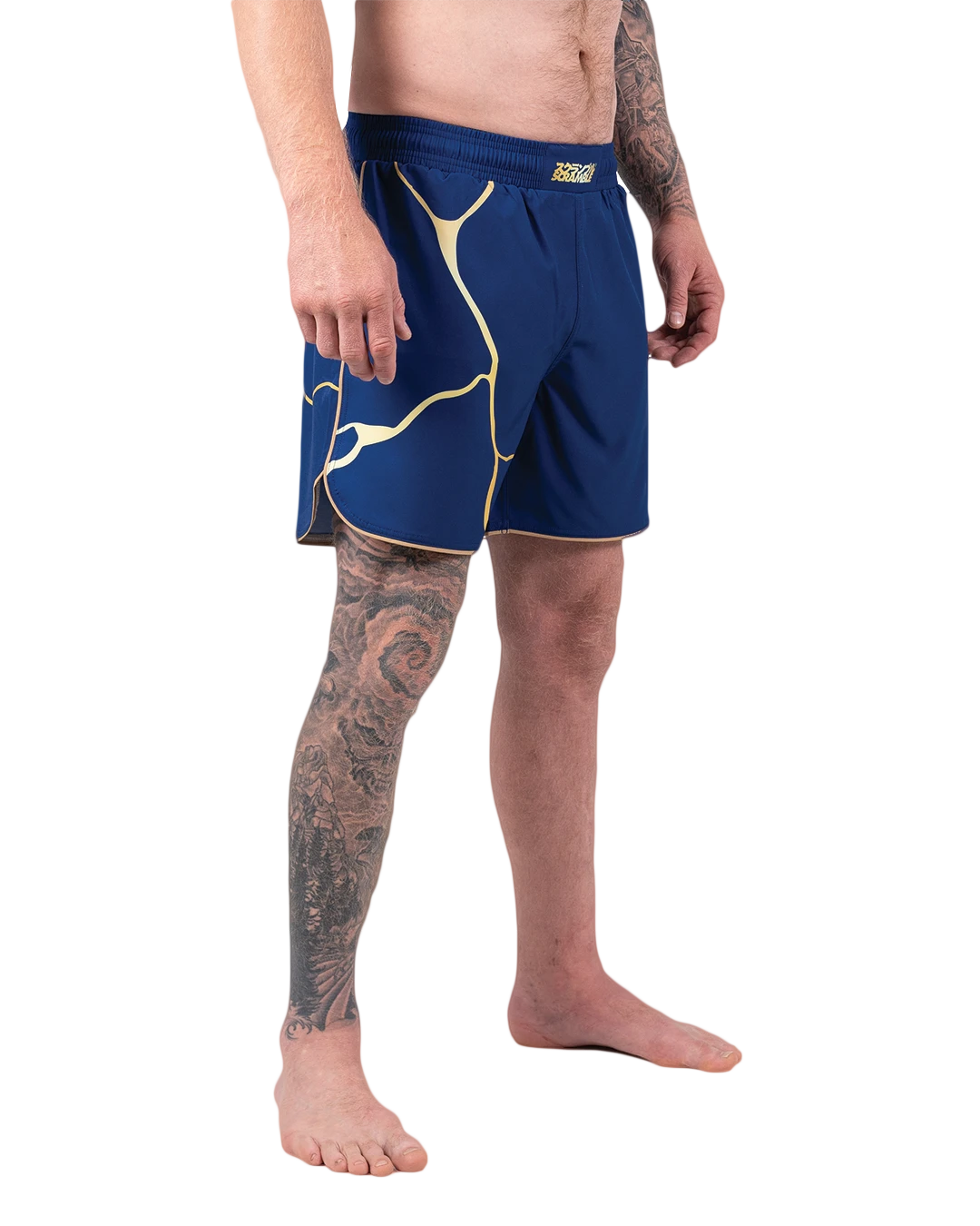 Short de combat Scramble Kintsugi Grappling - Bleu