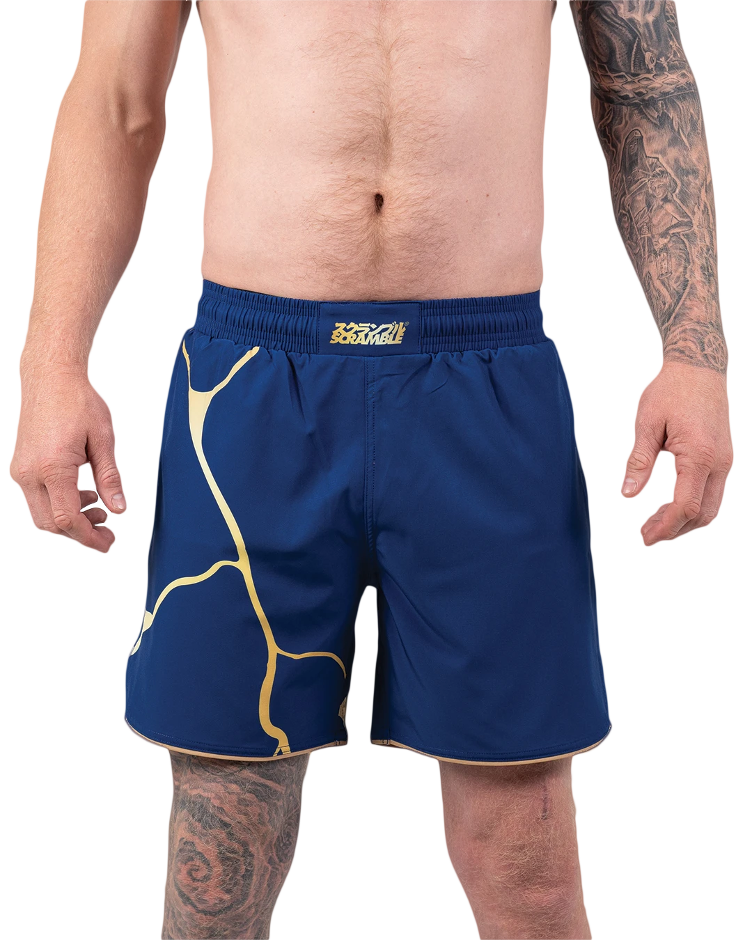 Short de combat Scramble Kintsugi Grappling - Bleu