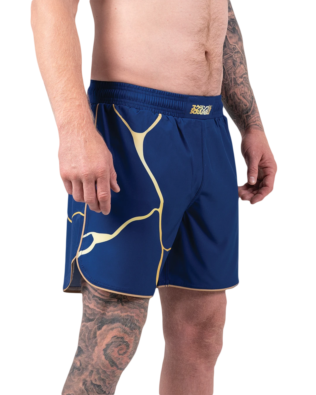 Short de combat Scramble Kintsugi Grappling - Bleu