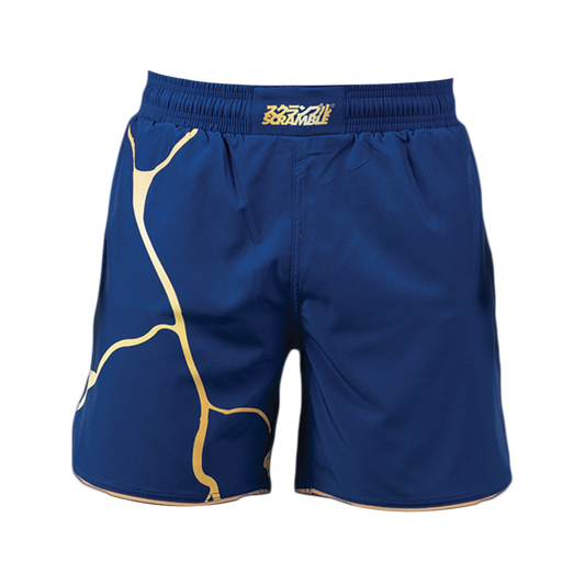 Short de combat Scramble Kintsugi Grappling - Bleu