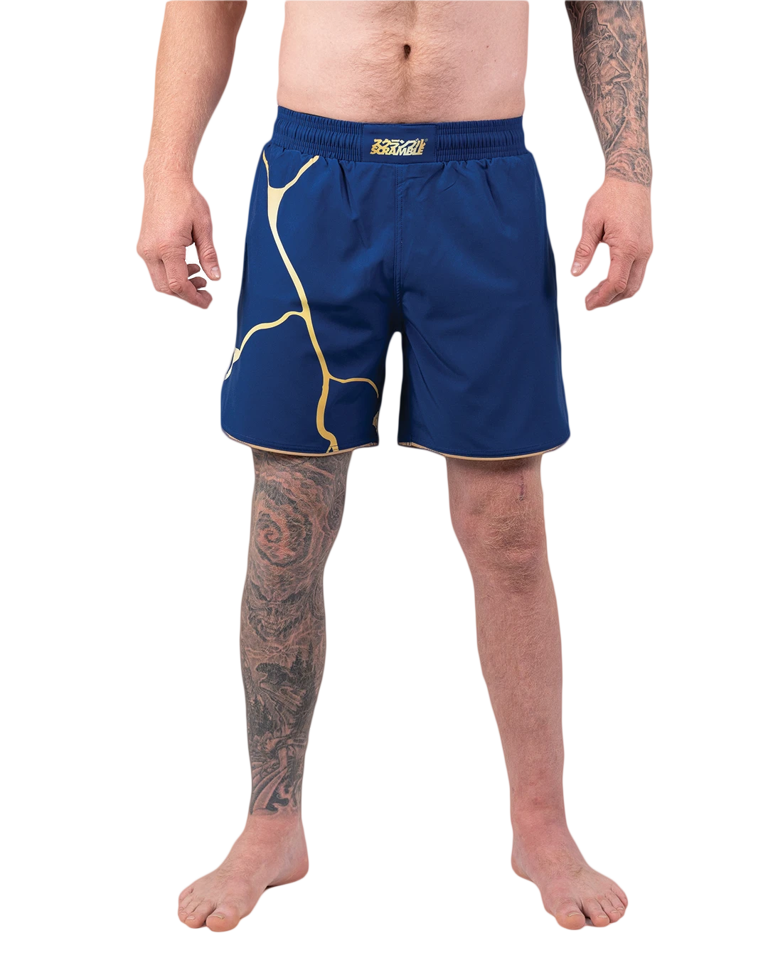 Short de combat Scramble Kintsugi Grappling - Bleu