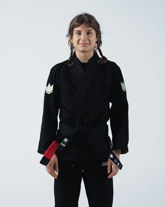 Kingz The ONE V2 Women's BJJ Gi - Schwarz