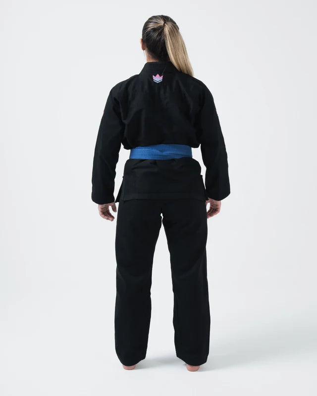 Kingz Empowered Women's Jiu Jitsu Gi - Schwarz