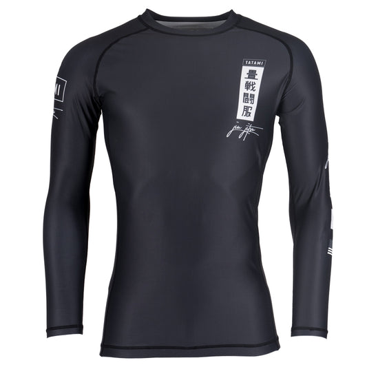 Tatami Kanagawa Long Sleeve Rash Guard - Schwarz - FIGHTWEAR