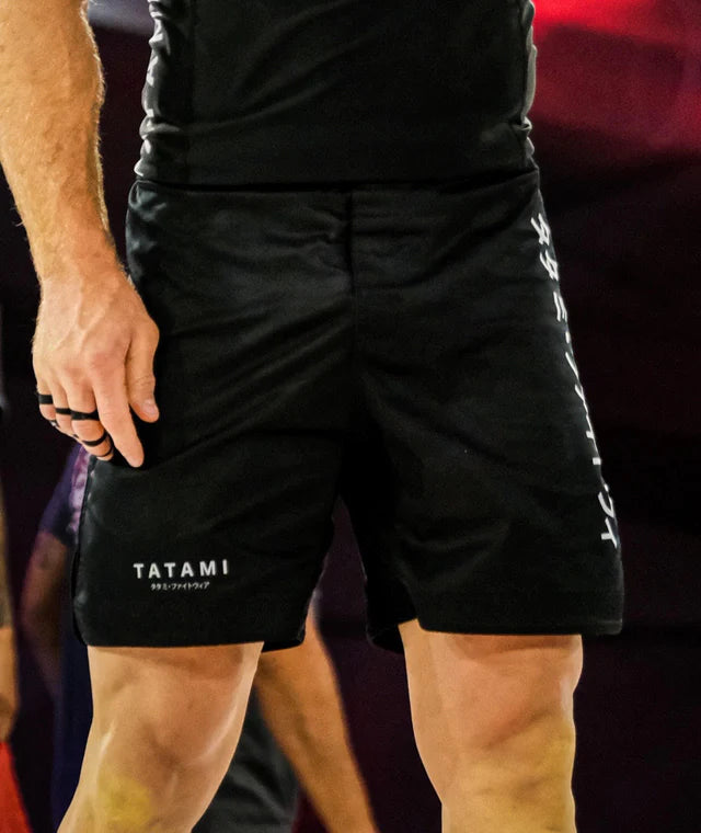 Tatami Katakana Grappling Short - Schwarz - FIGHTWEAR