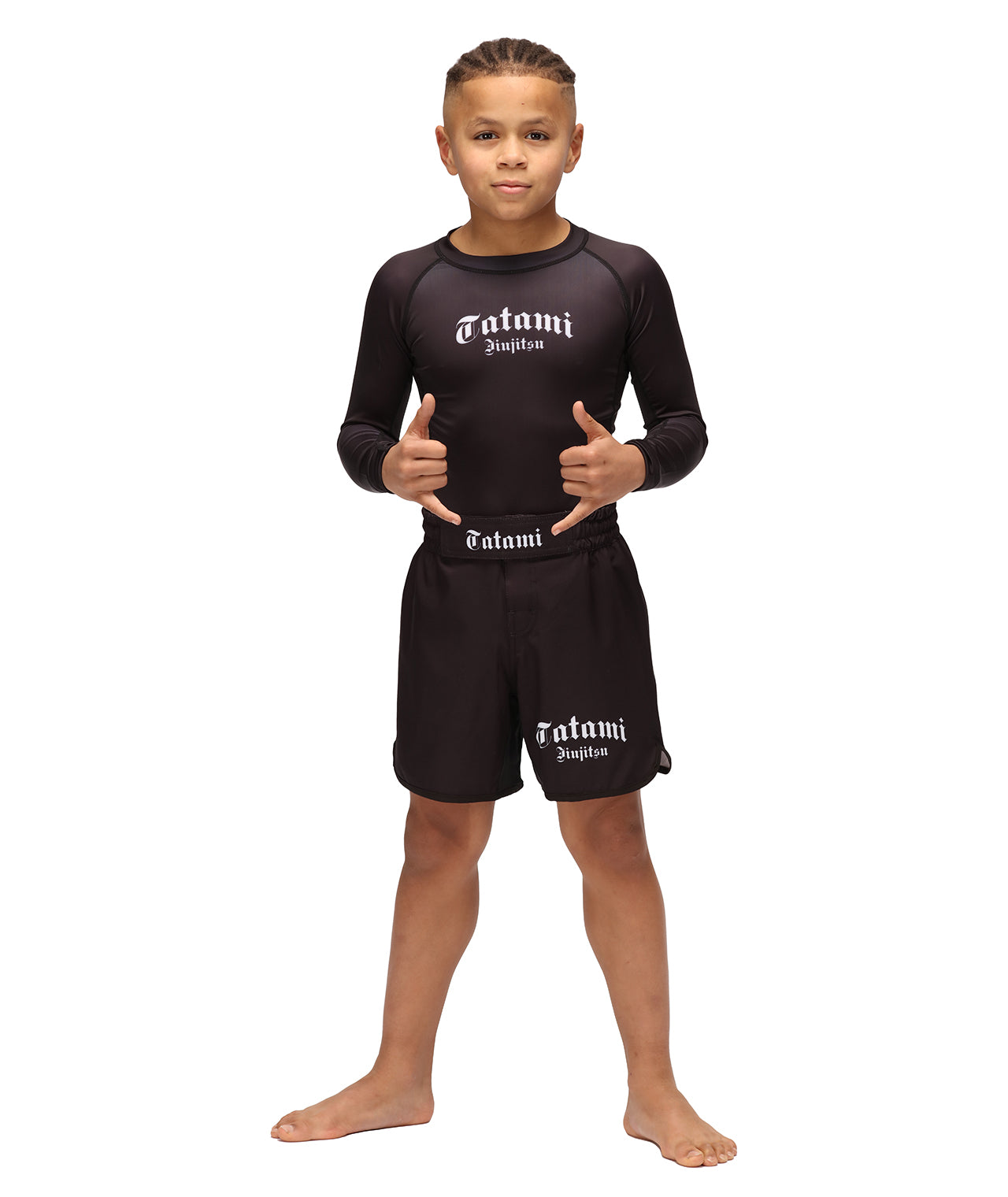 Rashguard gothique à manches longues pour enfants Tatami