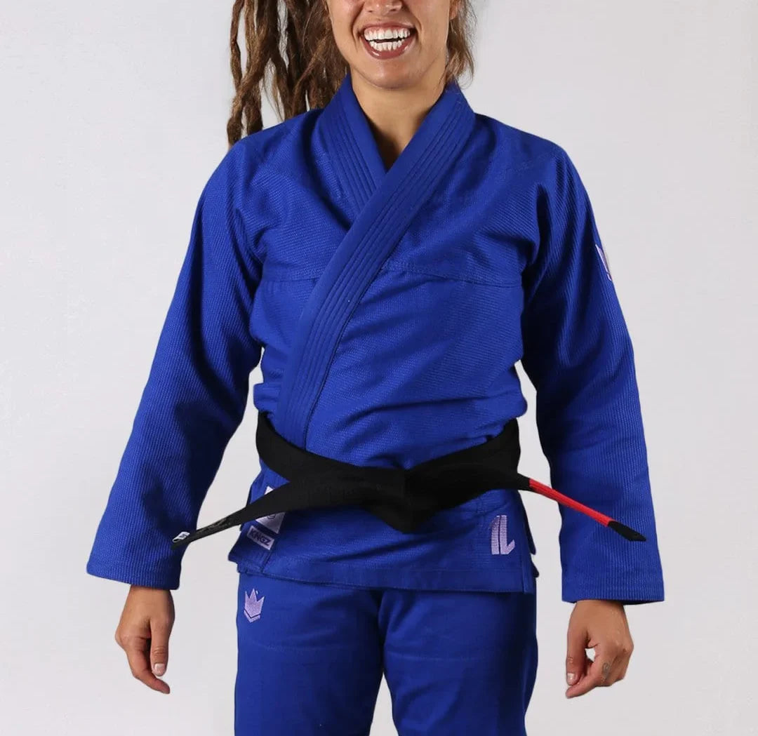 Kingz The ONE Womens Jiu Jitsu Gi - Blau/Lavendel - FIGHTWEAR