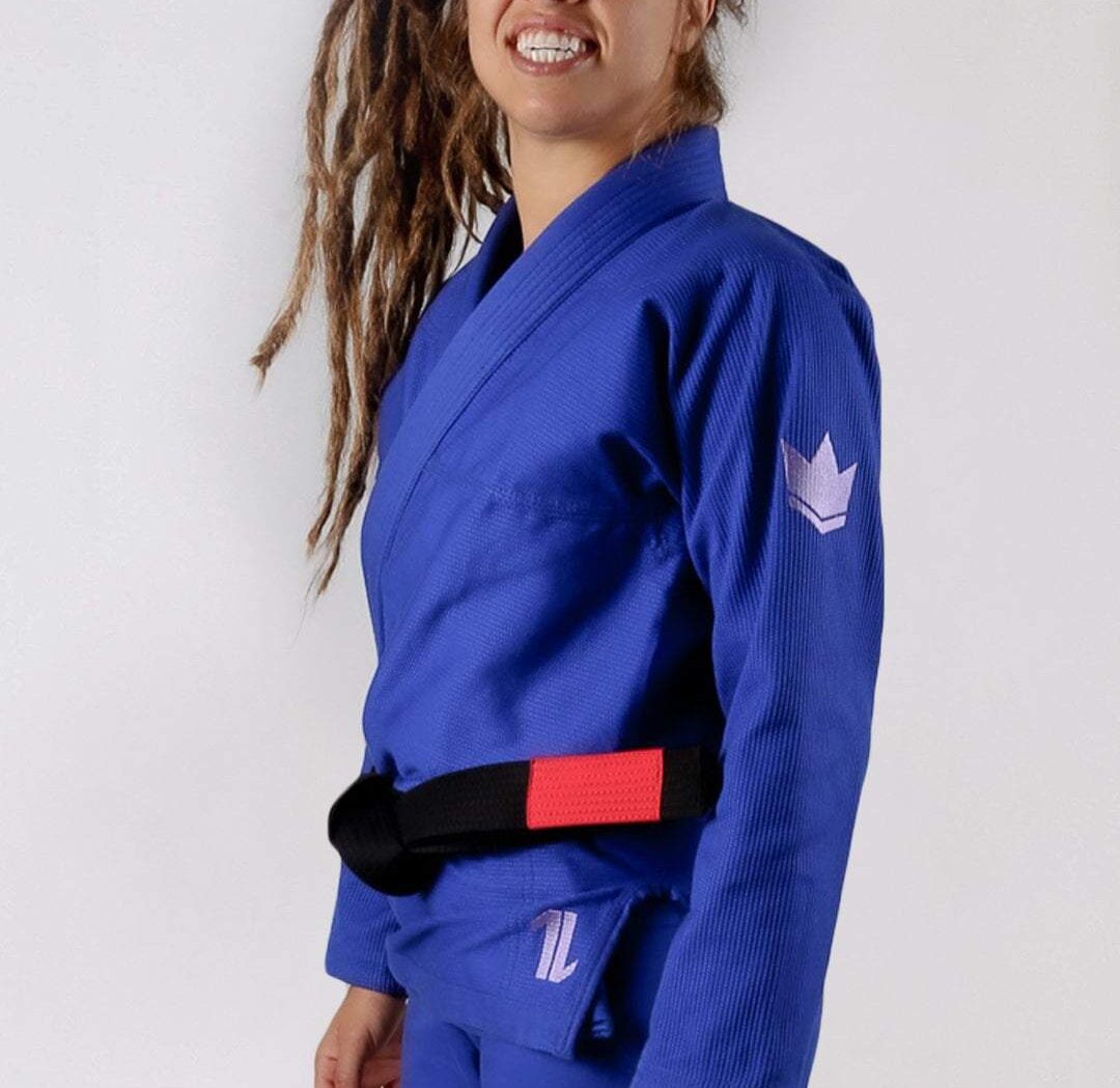 Kingz The ONE Womens Jiu Jitsu Gi - Blau/Lavendel - FIGHTWEAR