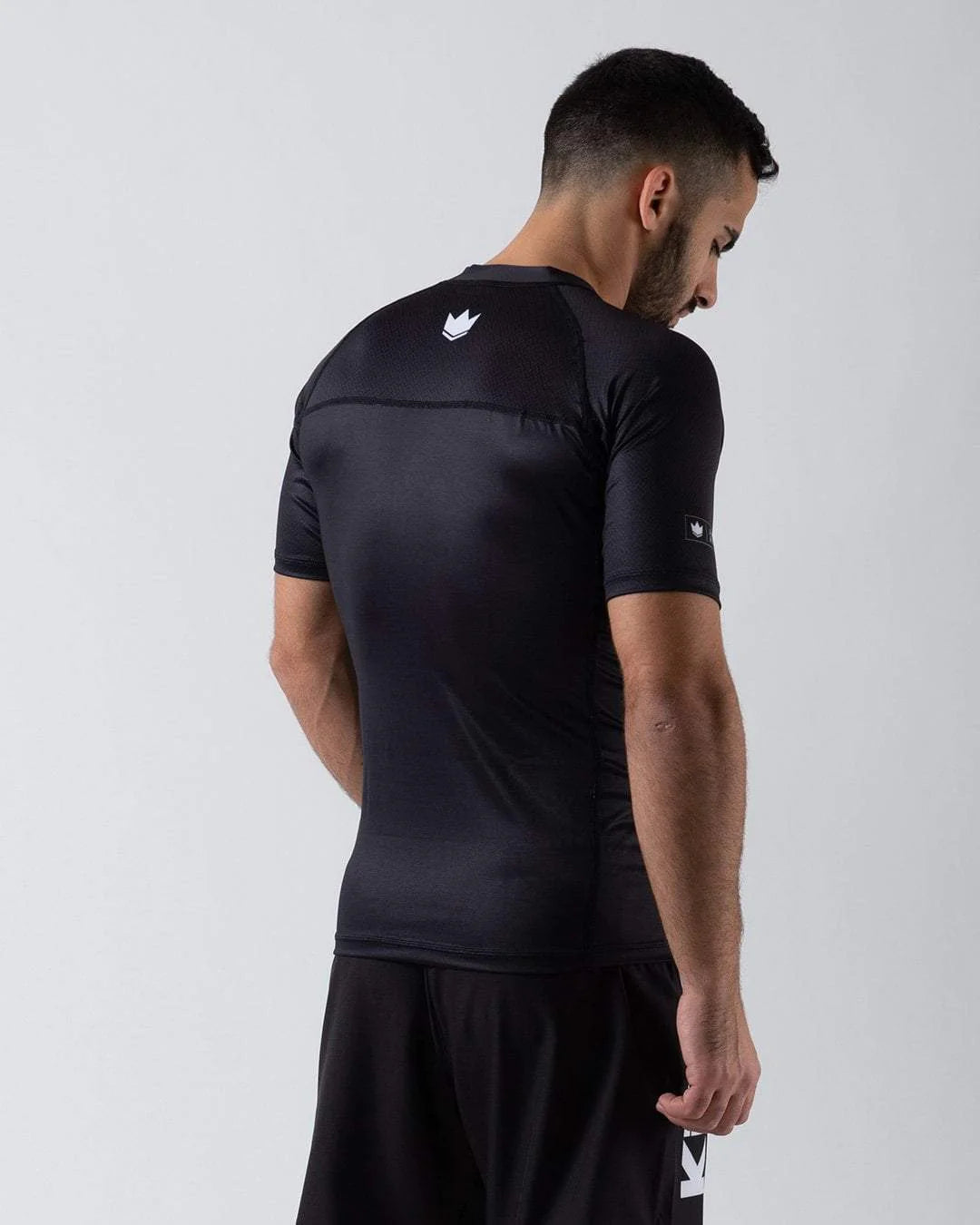 Kingz Ranked Performance S/S Rashguard - Schwarz - FIGHTWEAR