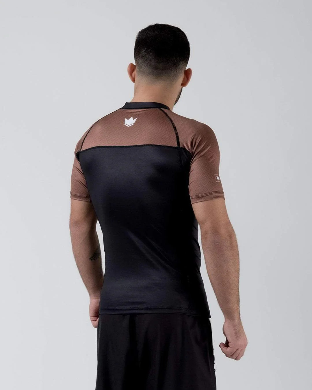 Kingz Ranked Performance S/S Rashguard - Braun - FIGHTWEAR