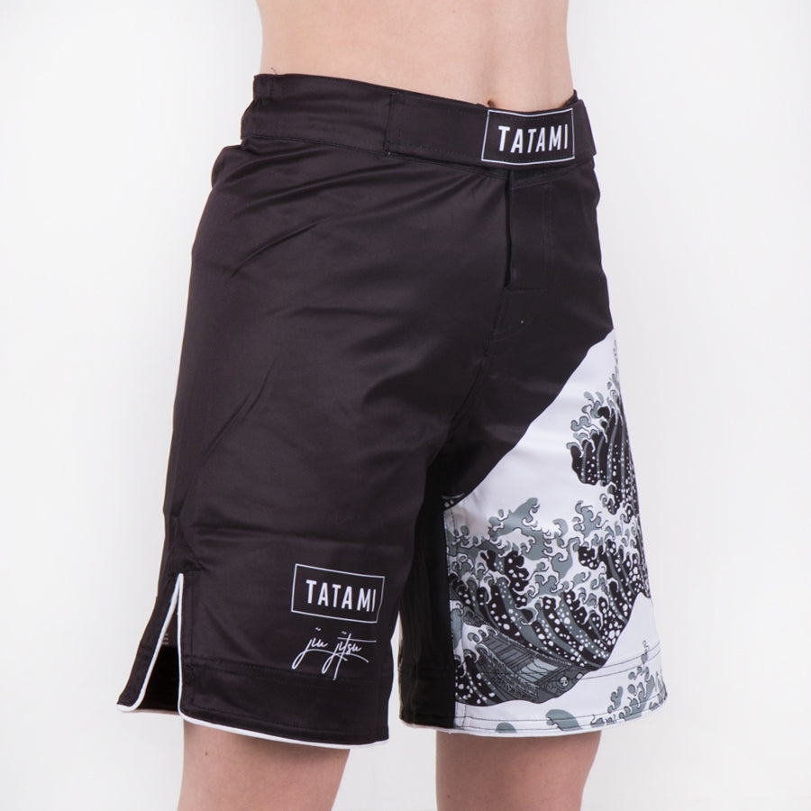 Tatami Ladies Kanagawa Shorts - Schwarz - FIGHTWEAR