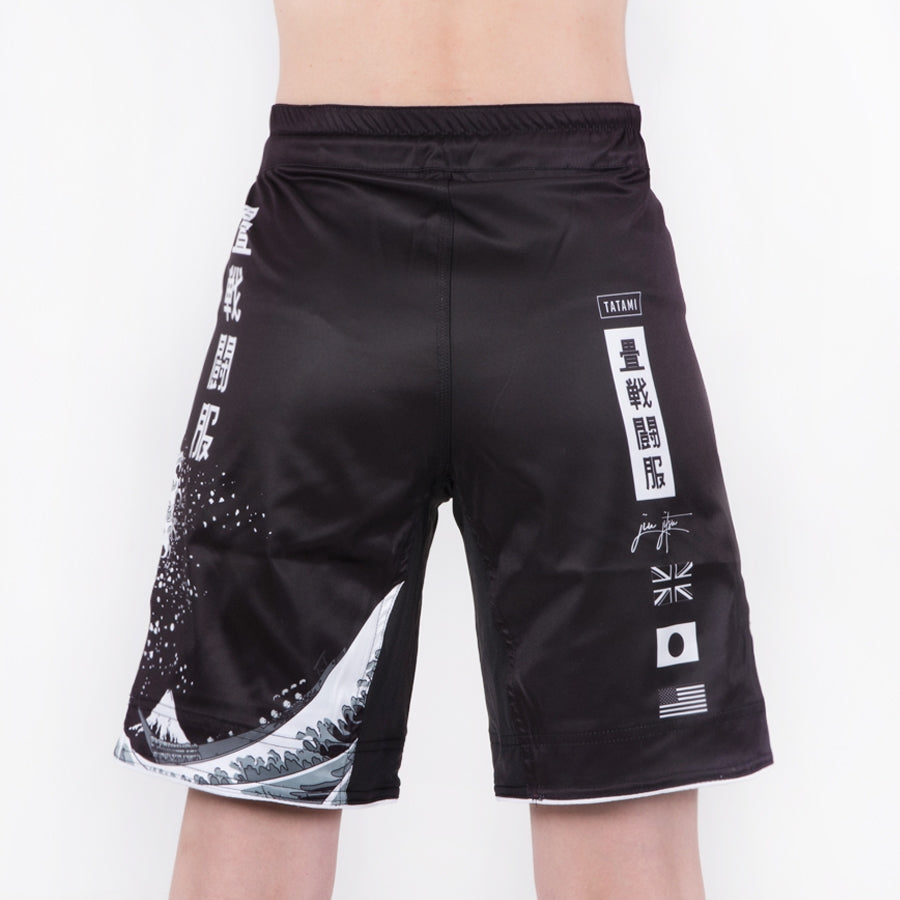 Tatami Ladies Kanagawa Shorts - Schwarz - FIGHTWEAR