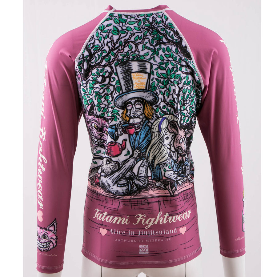 Tatami Ladies Meerkatsu Alice In Jiu-Jitsu Land Rash Guard - FIGHTWEAR