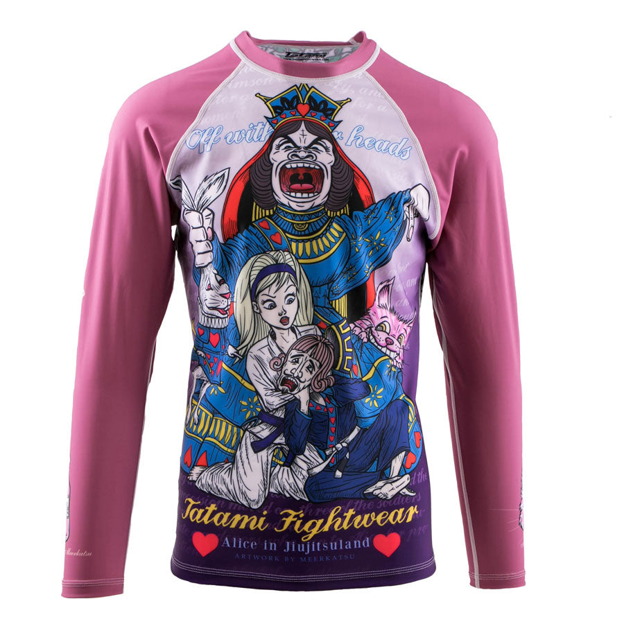 Tatami Ladies Meerkatsu Alice In Jiu-Jitsu Land Rash Guard - FIGHTWEAR